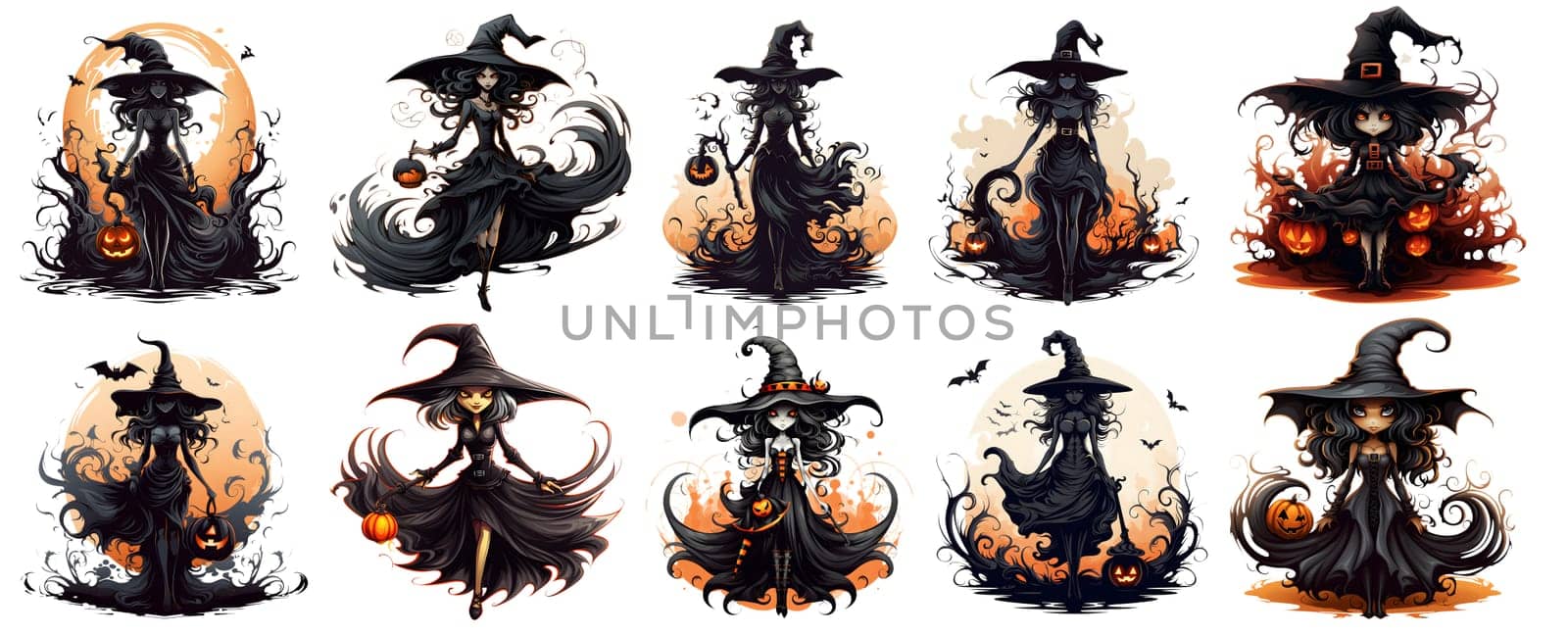 creepy Halloween Witch, Sticker, sublimate witch, sublimation de