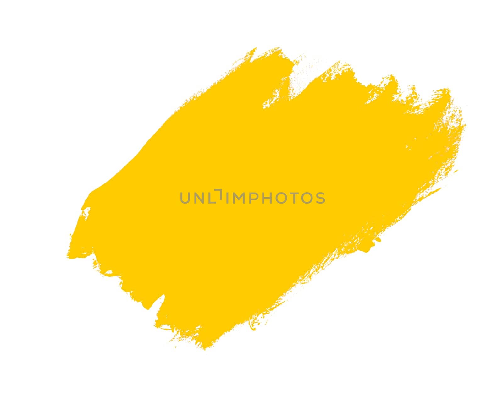 Yellow dirty painted paintbrush texture