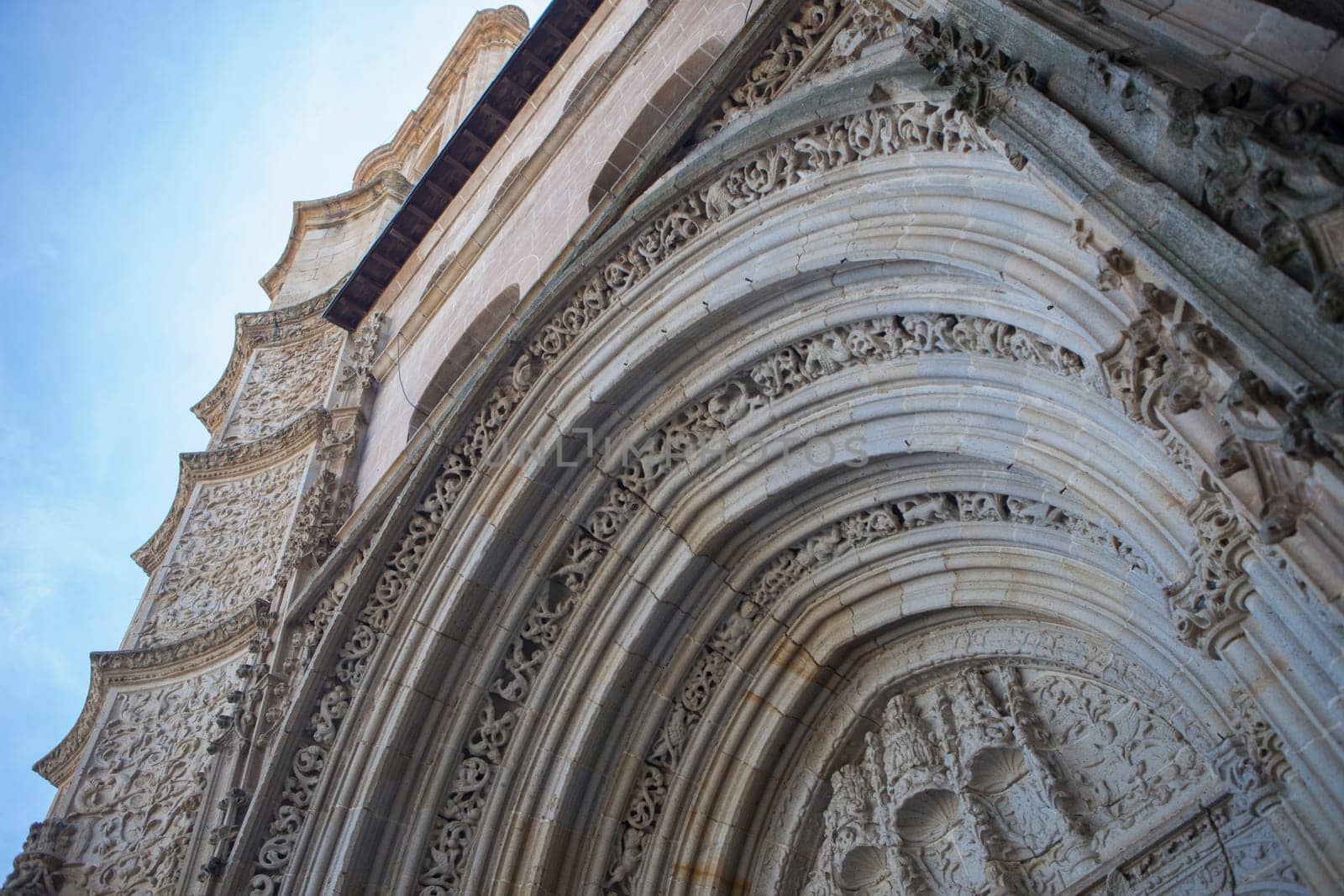 Coria Cathedral of Our Lady of Assumption, Caceres, Spain. Southern doorway