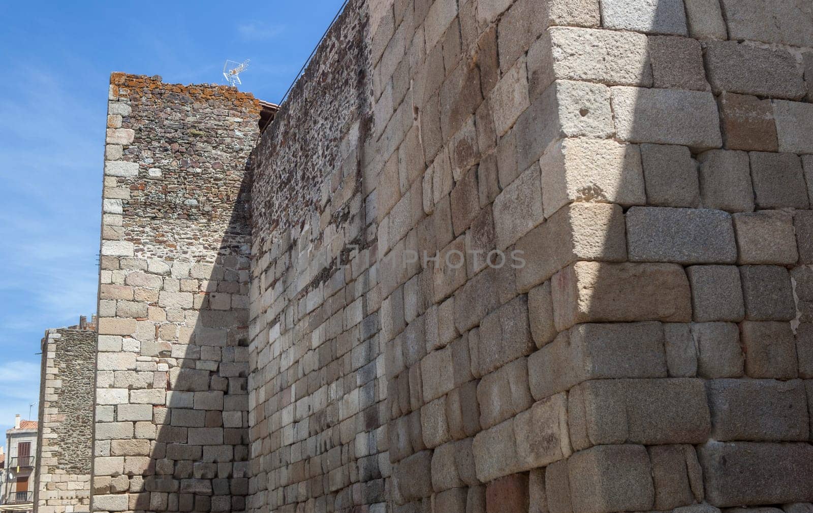 Roman Coria wall enclosure. Caceres, Extremadura, Spain. Declared a National Historic-Artistic Monument on 3 June 1931.