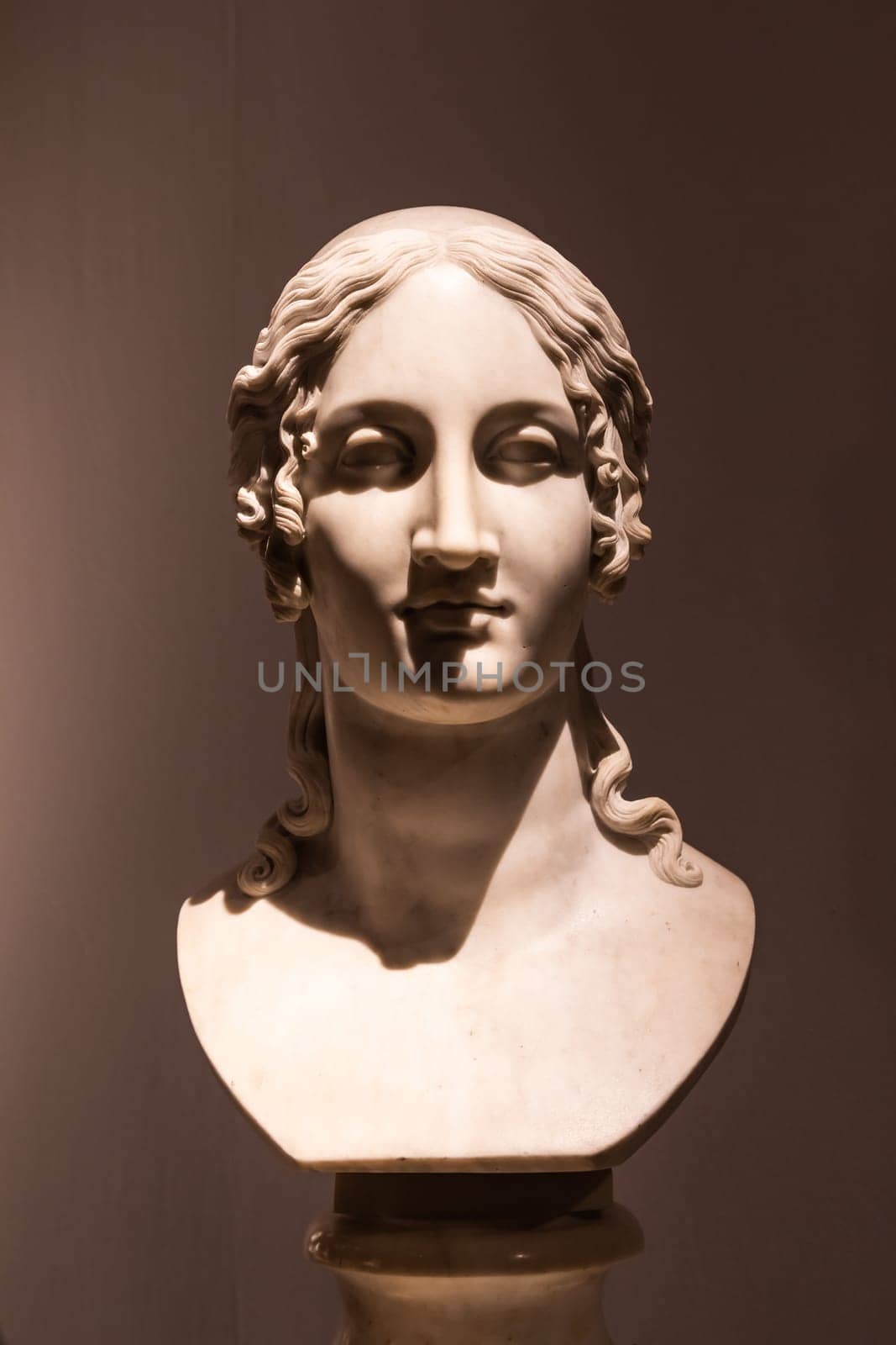 Bassano del Grappa, Italy - January 2023: antique sculpture by Antonio Canova - museum collection