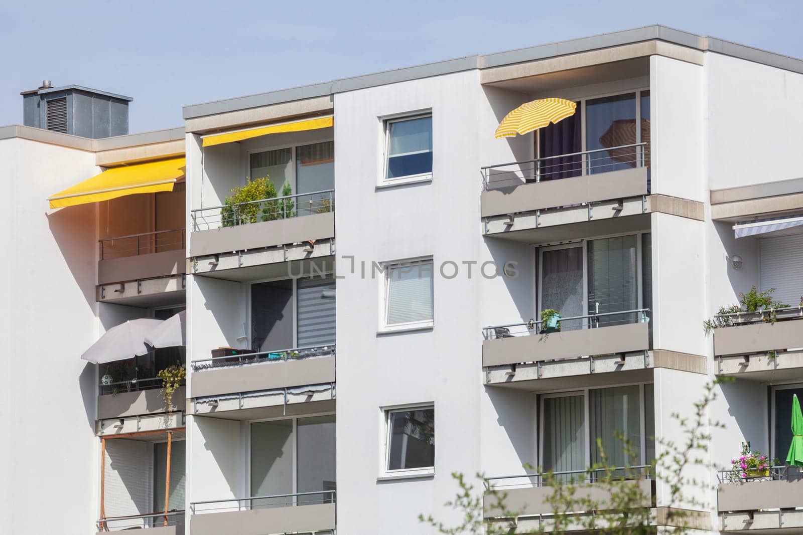 Monotone residential buildings, apartment buildings, Celle, Lower Saxony, Germany