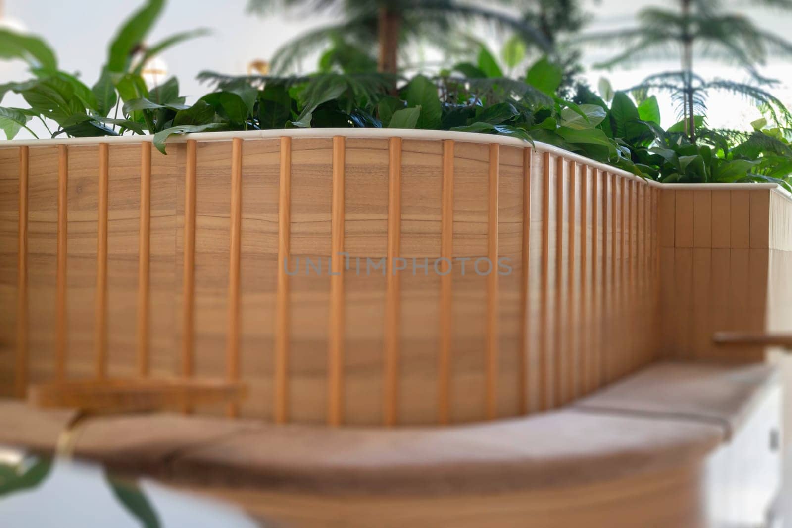 Interior of stylish white and green room, stock photo