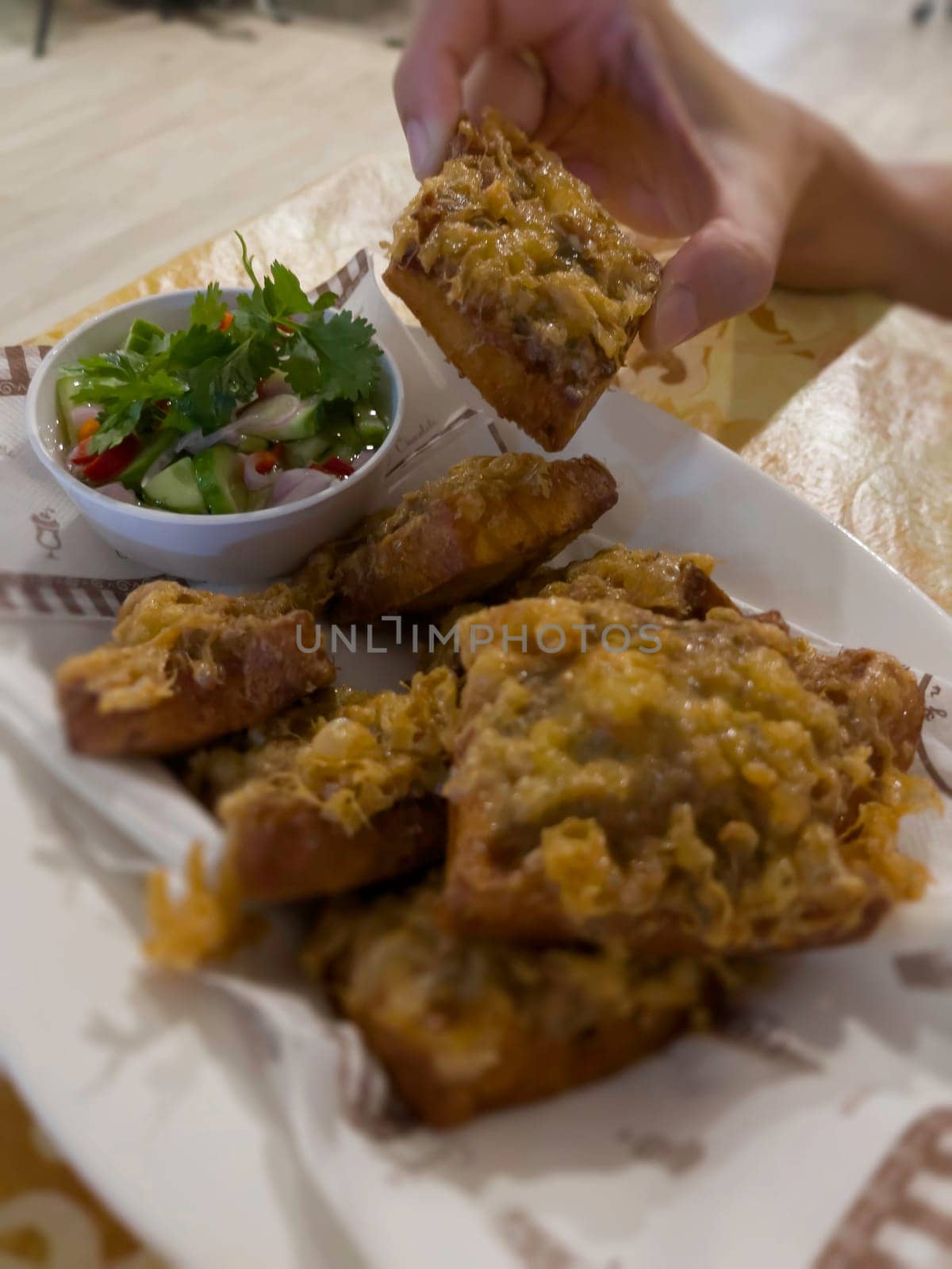 Various Thailand local food in the market, stock photo
