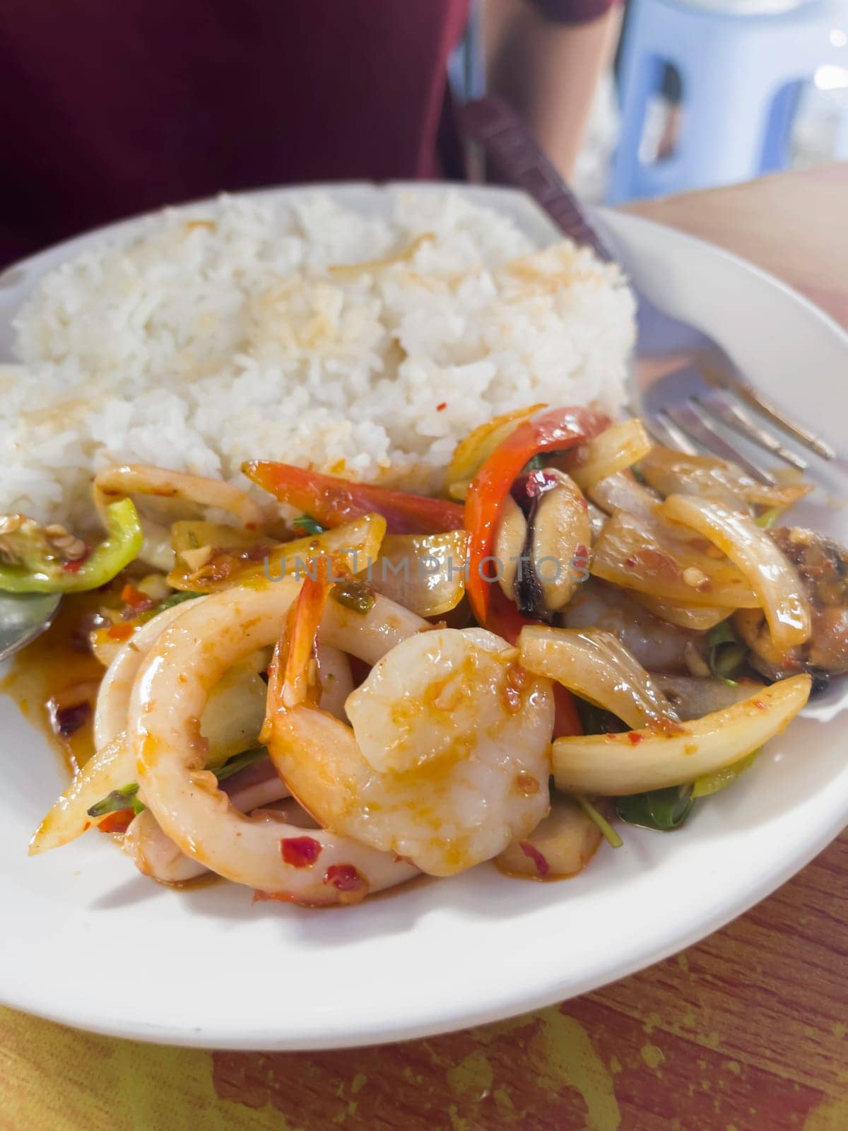 Various Thailand local food in the market, stock photo