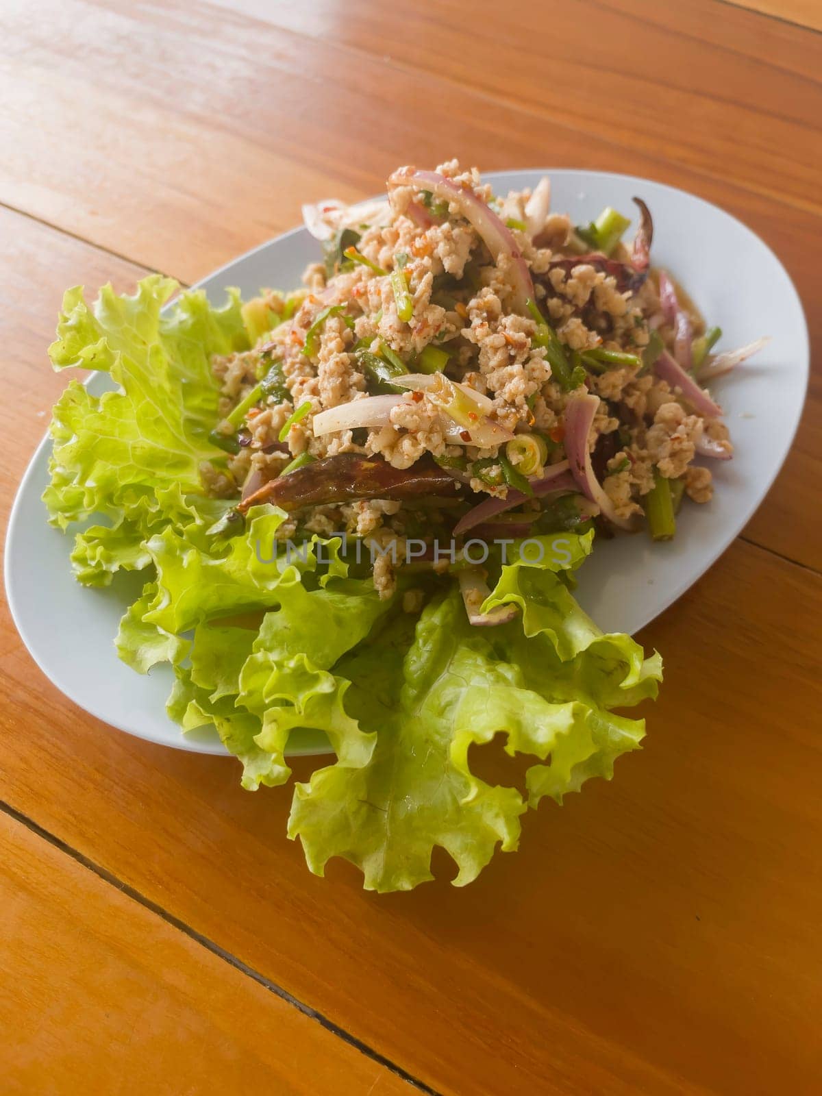 Various Thailand local food in the market, stock photo