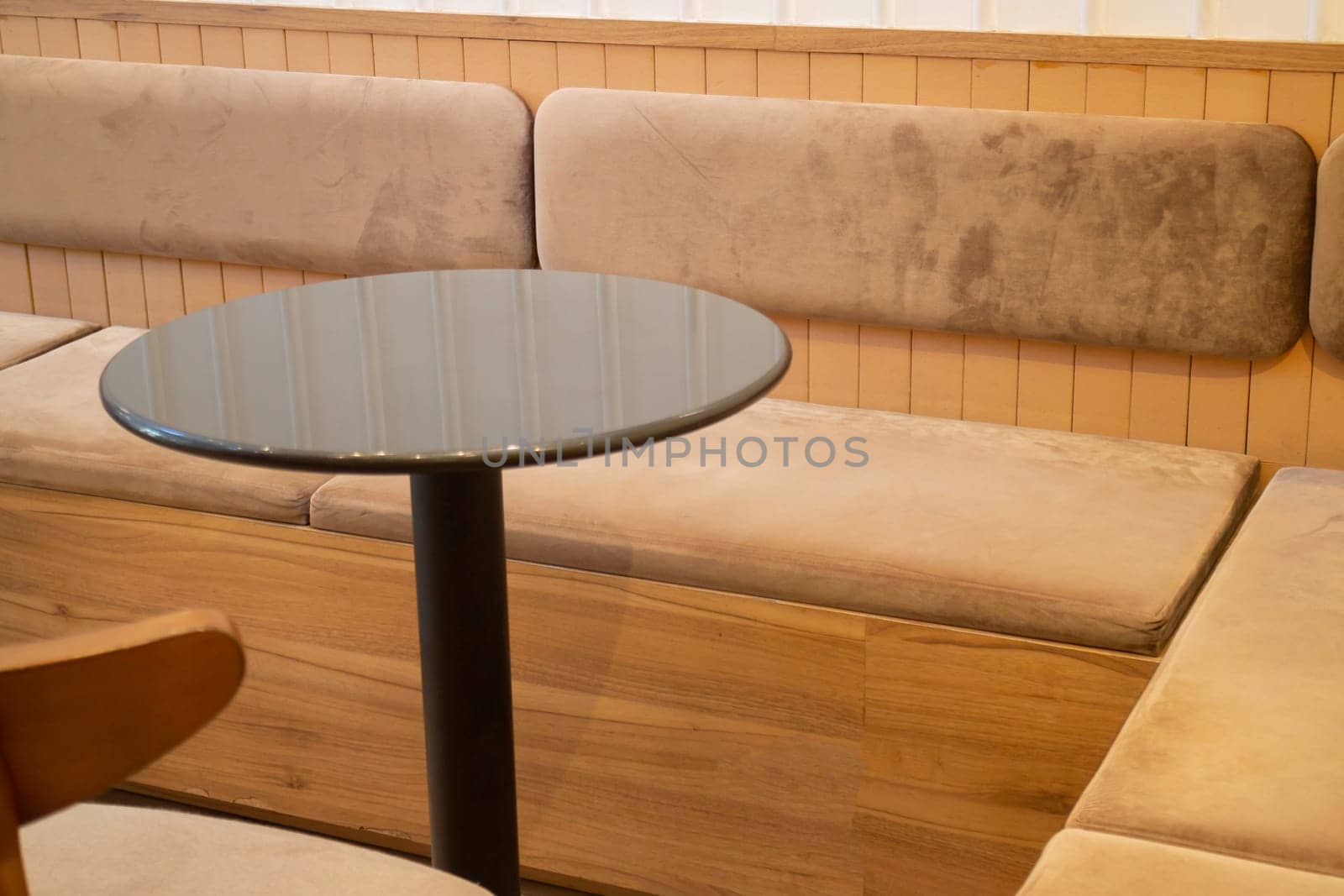Interior of stylish white and green room, stock photo