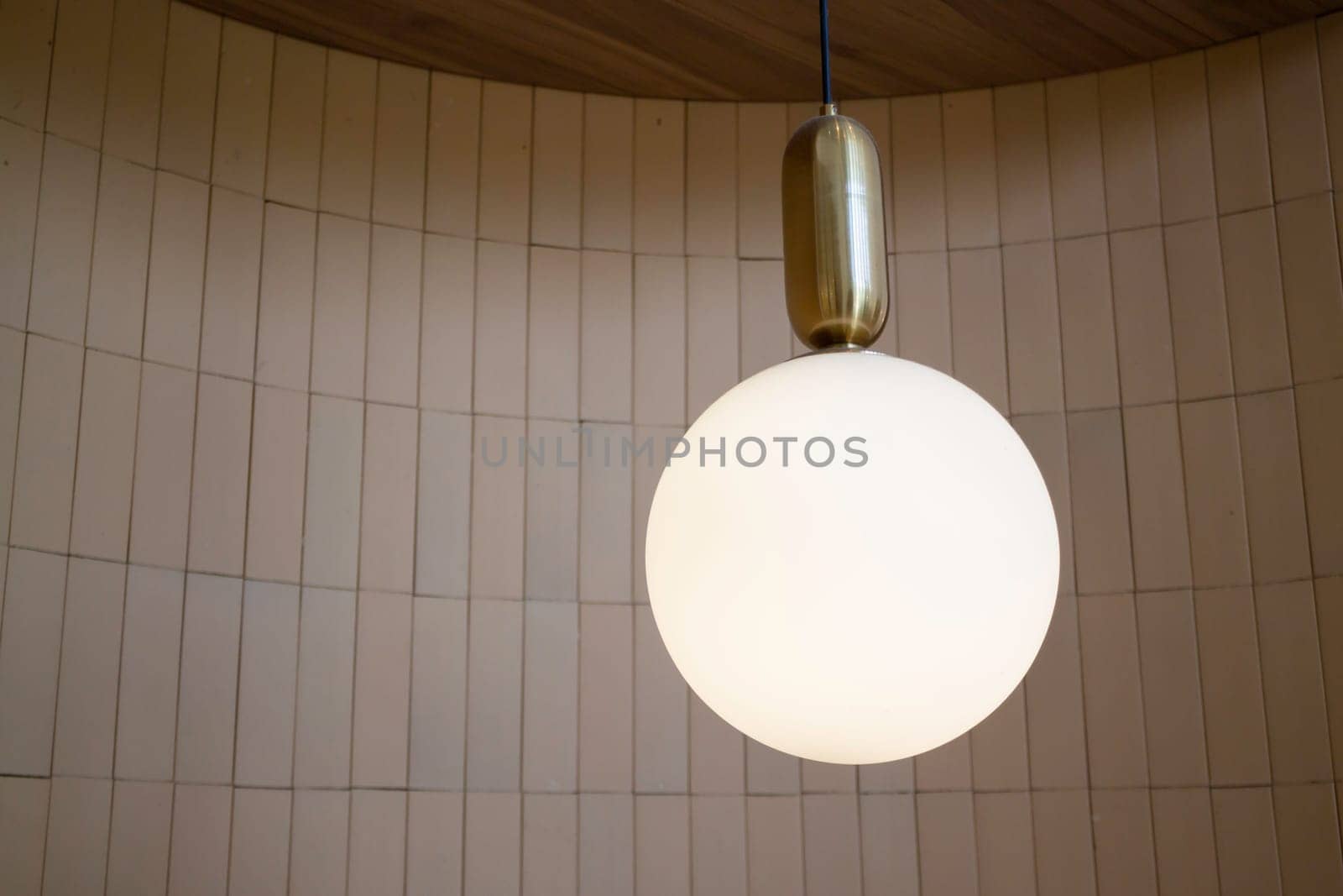 Interior of stylish white and green room, stock photo