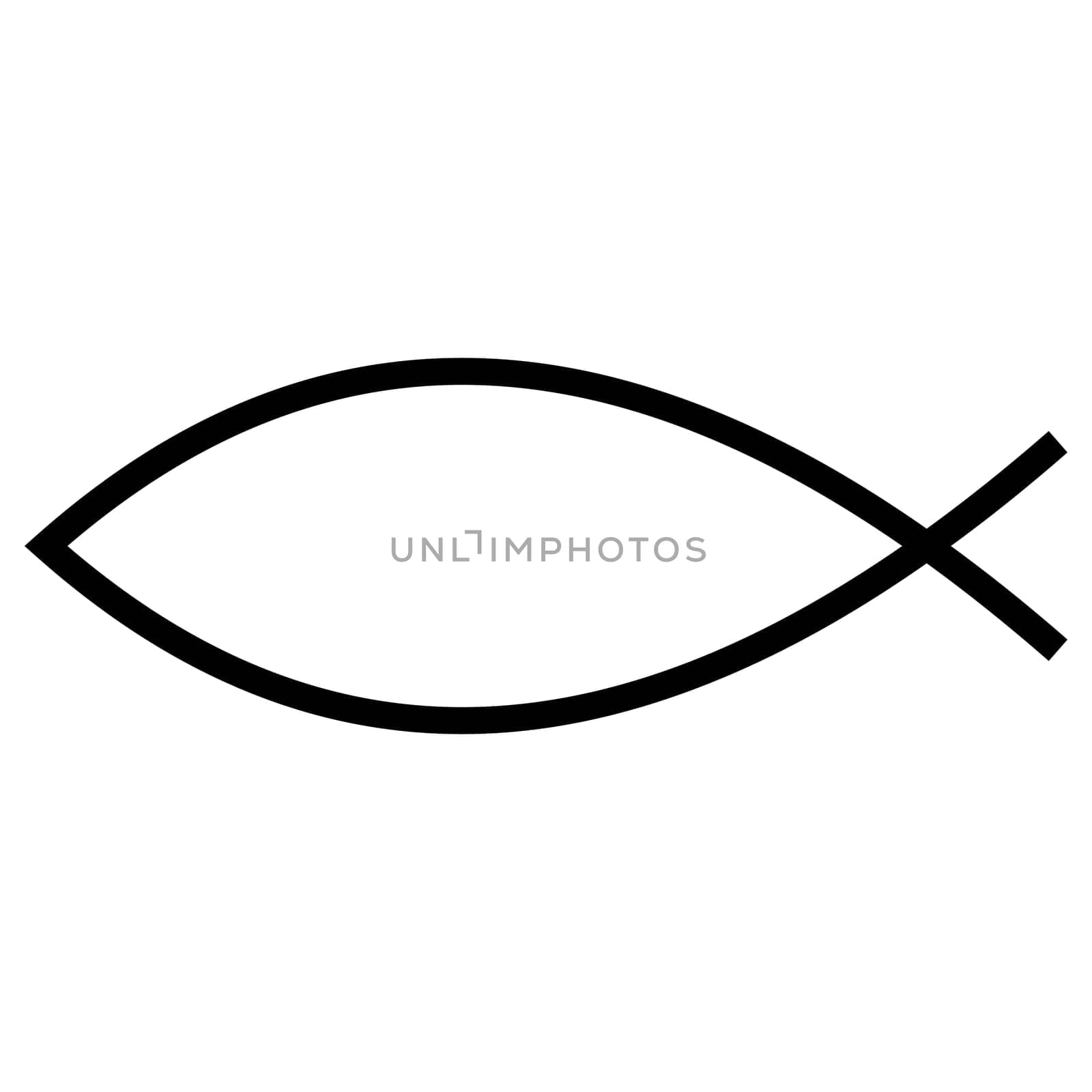 Christian ancient symbol Jesus sign fish, fish horoscope constellation
