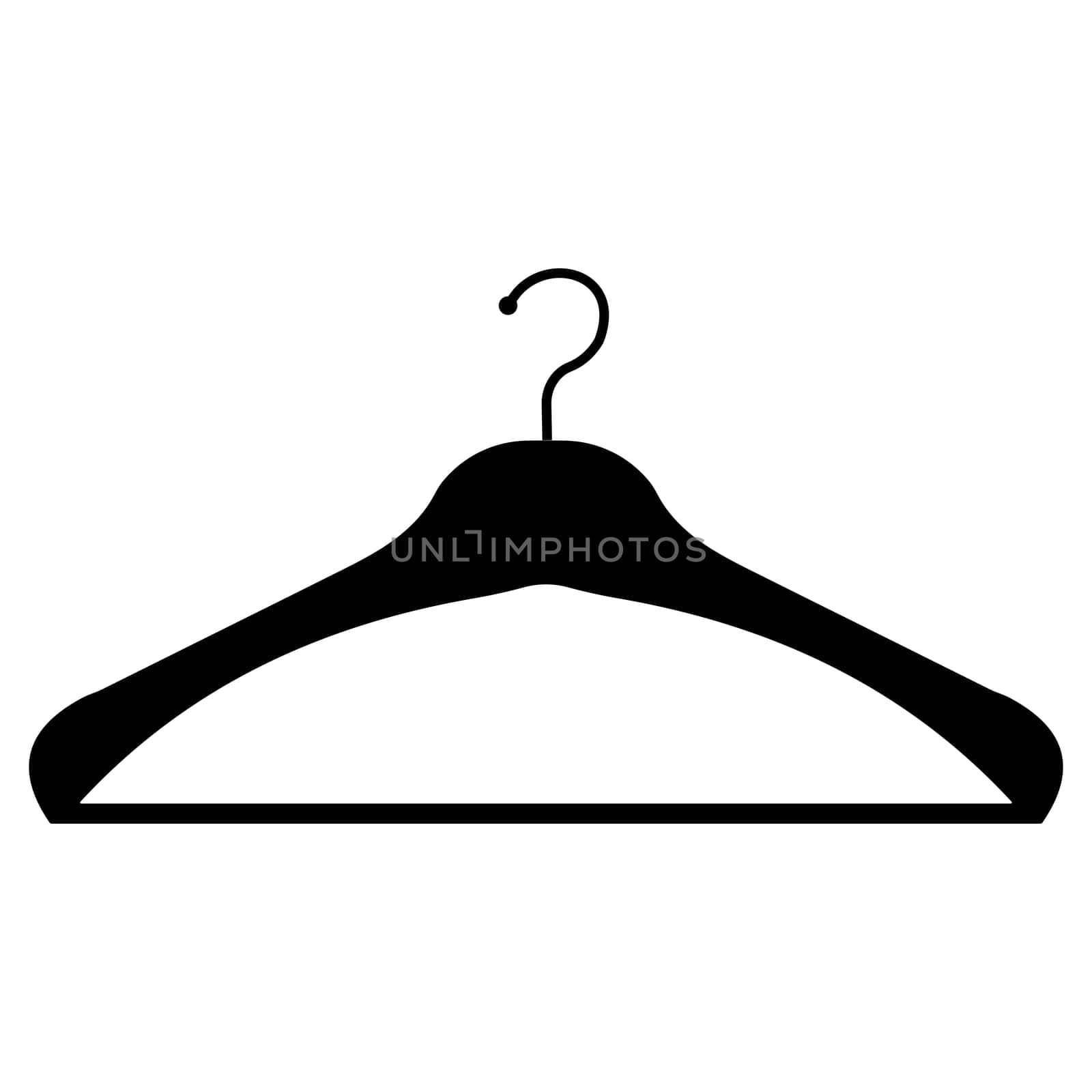 Trempel with hook for storing ironed clothes, trempel icon