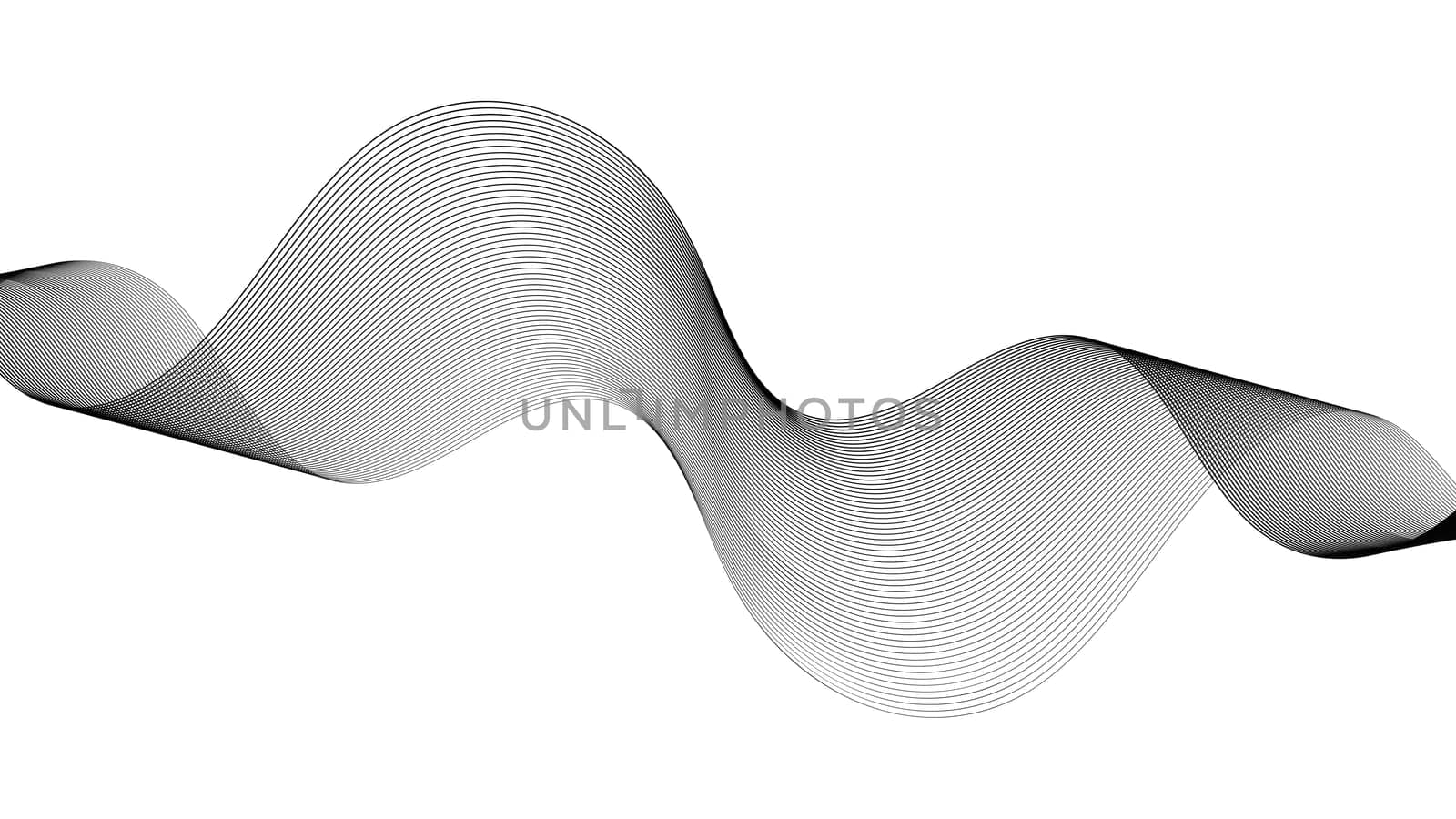 Sound wave flow digital analog wave curve flow radio wavy
