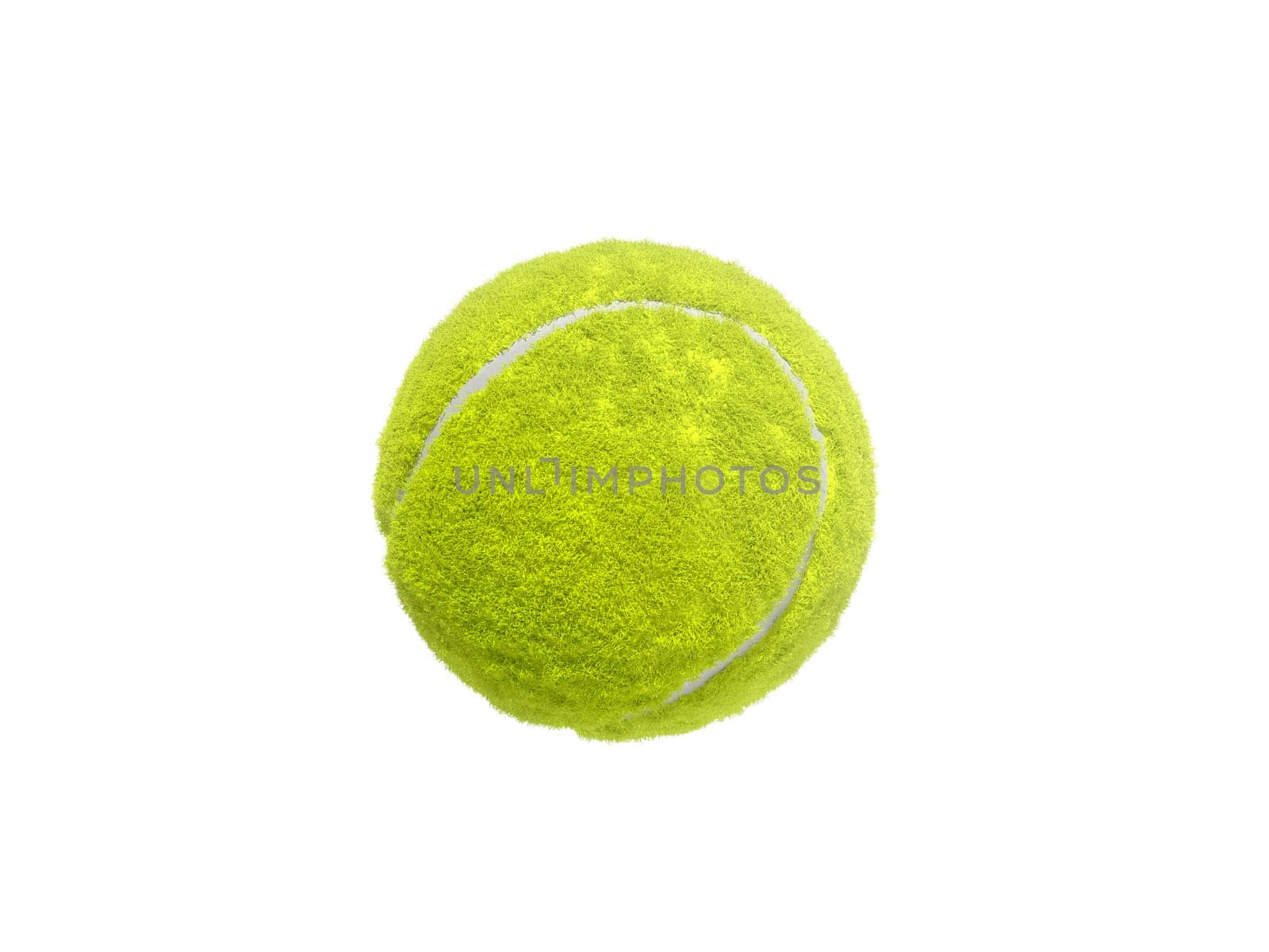 Tennis ball isolated without shadow