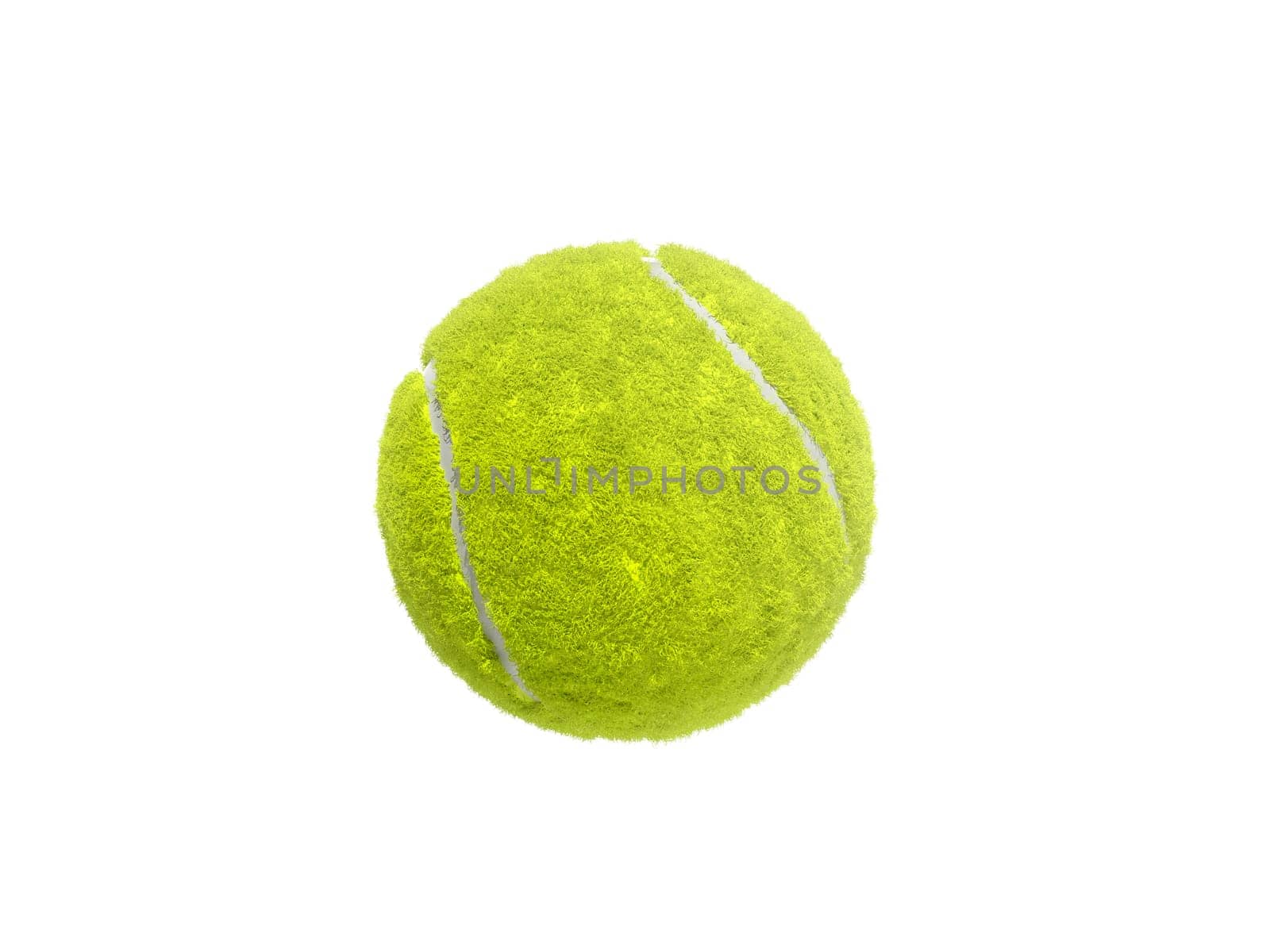 Tennis ball isolated without shadow