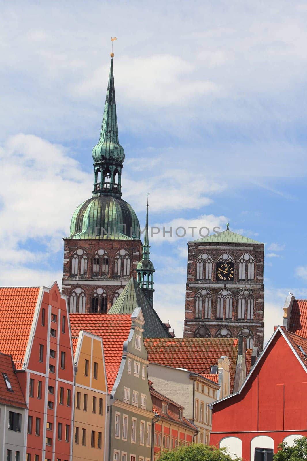 Stralsund  is a Hanseatic town in the Pomeranian part of Mecklenburg-Vorpommern, Germany.