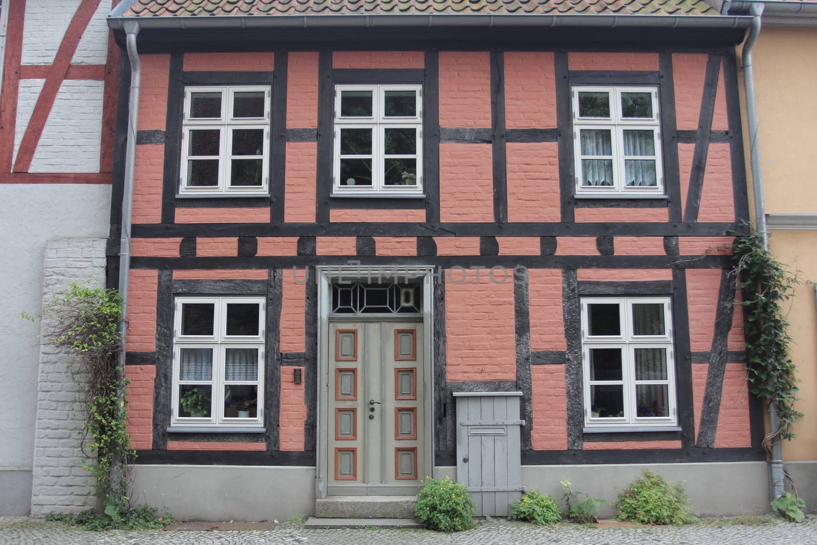 Stralsund, Germany August 3, 2017: Stralsund  is a Hanseatic town in the Pomeranian part of Mecklenburg-Vorpommern, Germany.