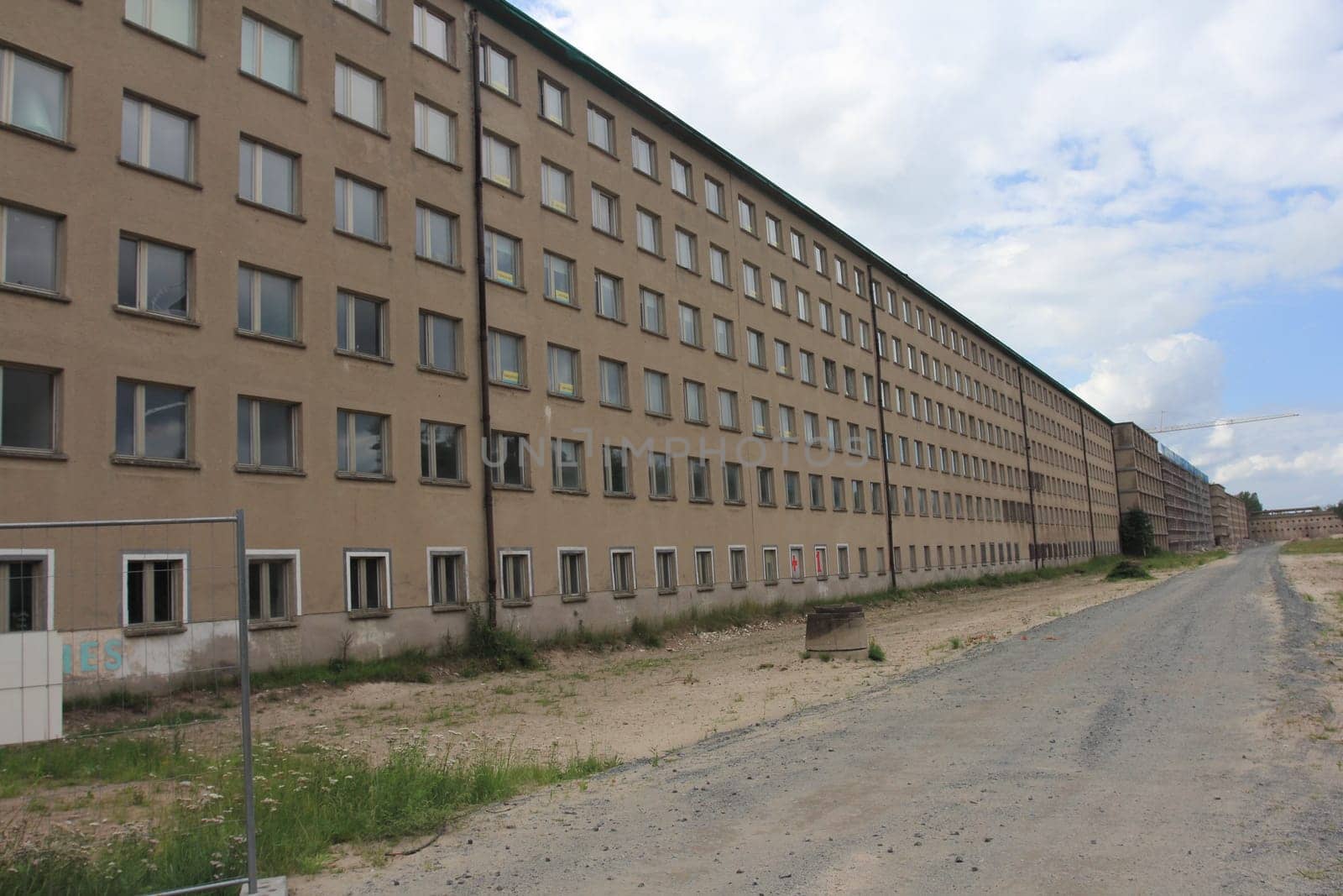 Prora was built by Nazi Germany as a beach resort on the island of Ruegen, Germany, which is known for its colossal Nazi-planned tourist structures