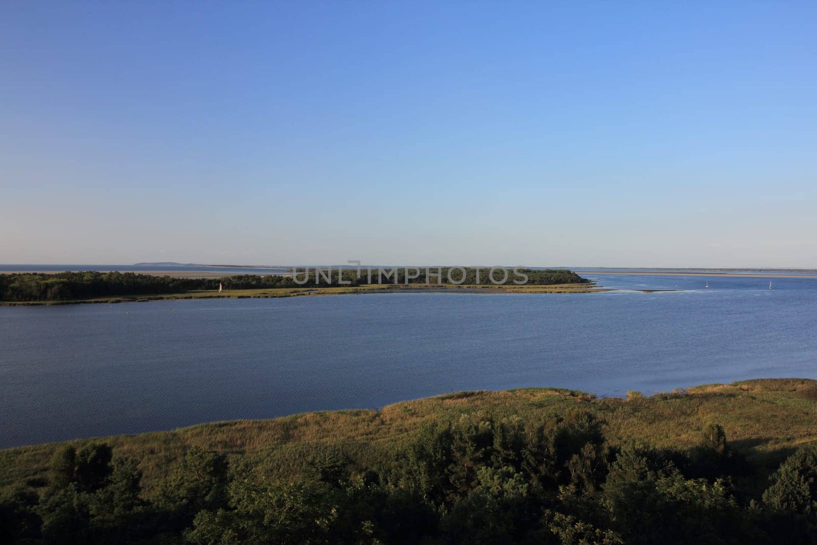 The island of Bock lies in the Baltic Sea southwest of the island of Hiddensee and east of the peninsula of Zingst