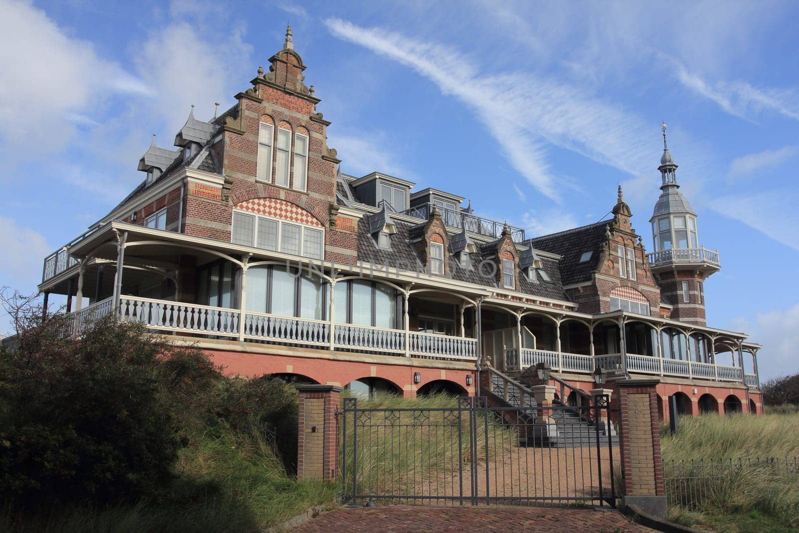 The Badpaviljoen is an iconic building on the dunes of the Dutch seaside resort Domburg. The building was registered as a national monument on 11 May 1983 in the monument register.