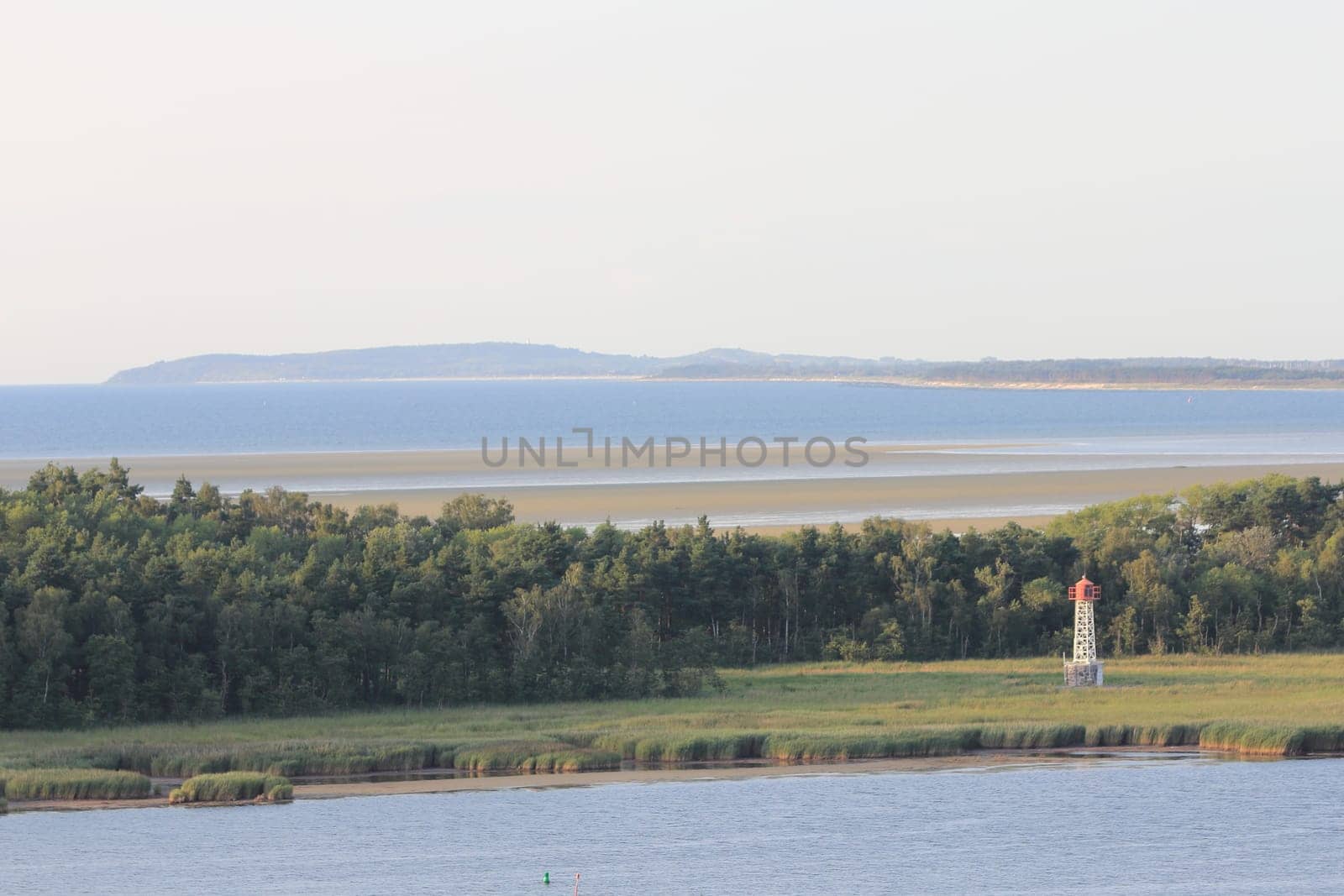 The island of Bock lies in the Baltic Sea southwest of the island of Hiddensee and east of the peninsula of Zingst