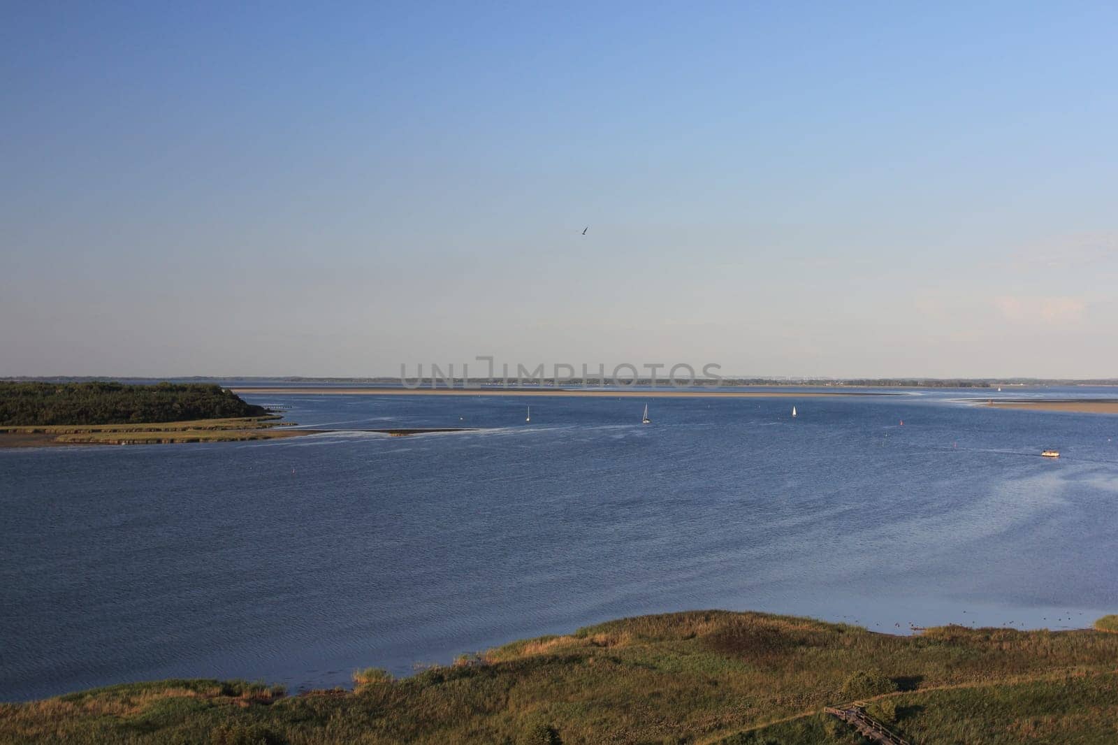 The island of Bock lies in the Baltic Sea southwest of the island of Hiddensee and east of the peninsula of Zingst