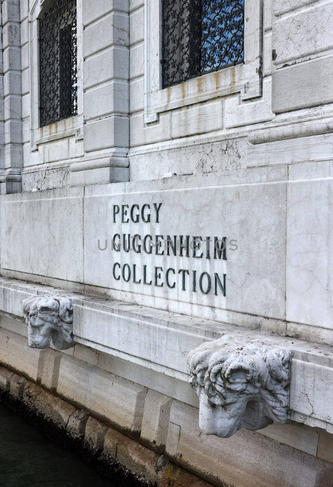 Venice, Italy - September 5, 2022: Peggy Guggenheim Collection on the Grand Canal, Venice