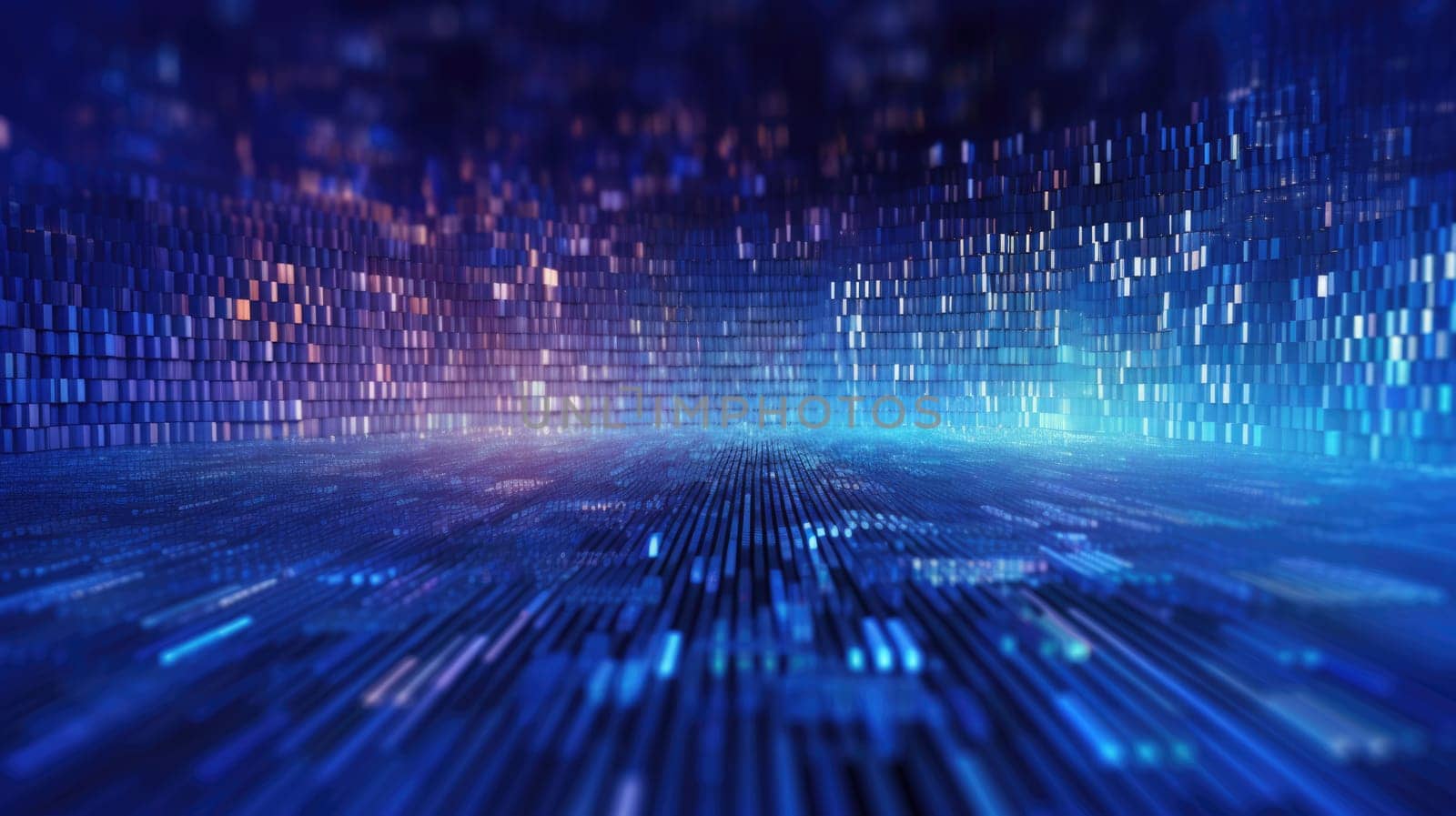 abstract tech futuristic digital background, ai