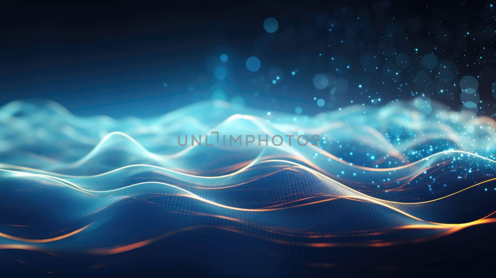 abstract tech futuristic digital background, ai