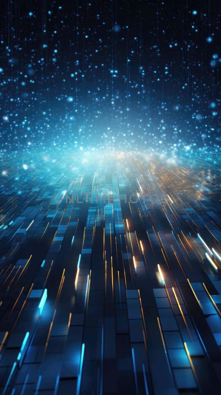 abstract tech futuristic digital background, ai
