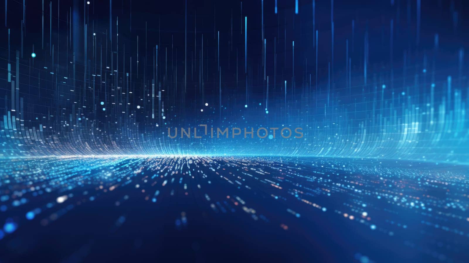 abstract tech futuristic digital background, ai