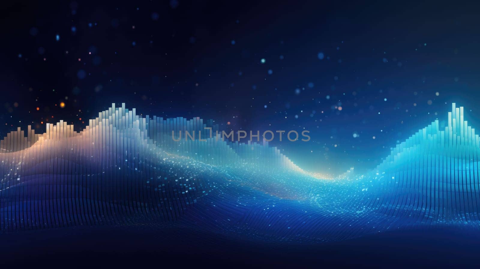 abstract tech futuristic digital background, ai