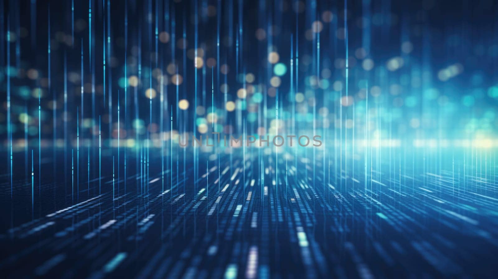 abstract tech futuristic digital background, ai