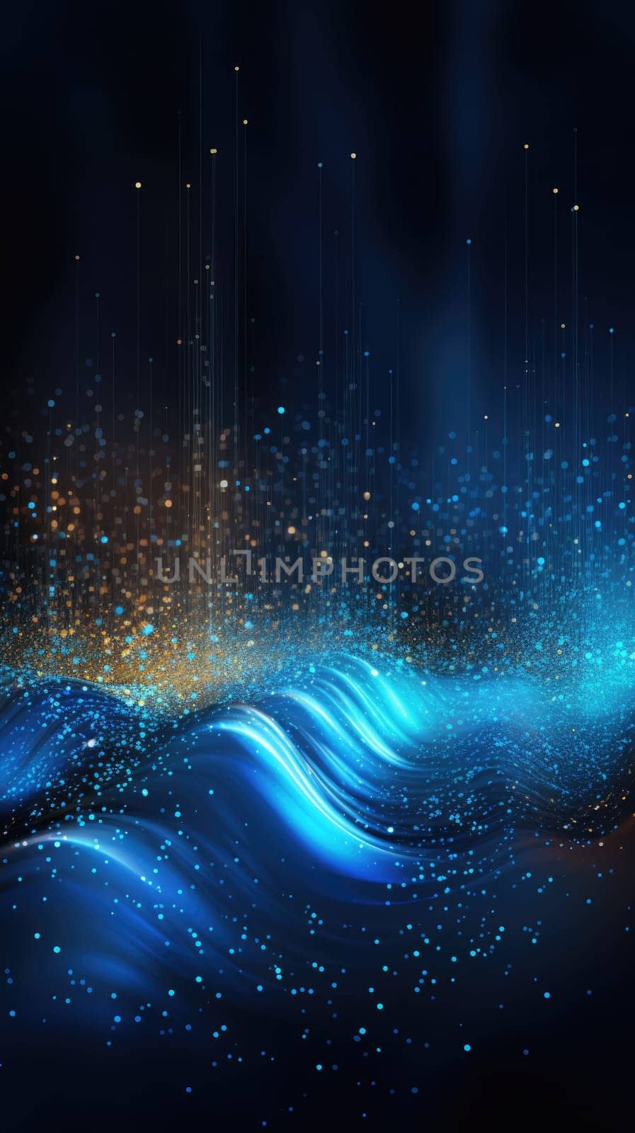 abstract tech futuristic digital background, ai
