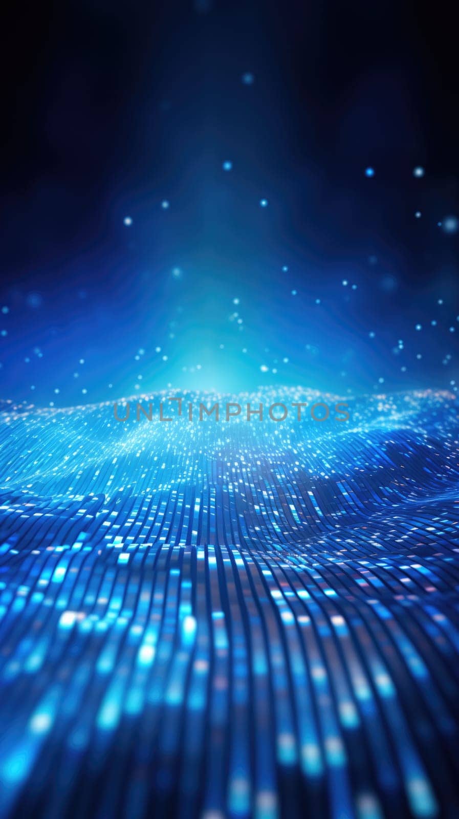 abstract tech futuristic digital background, ai
