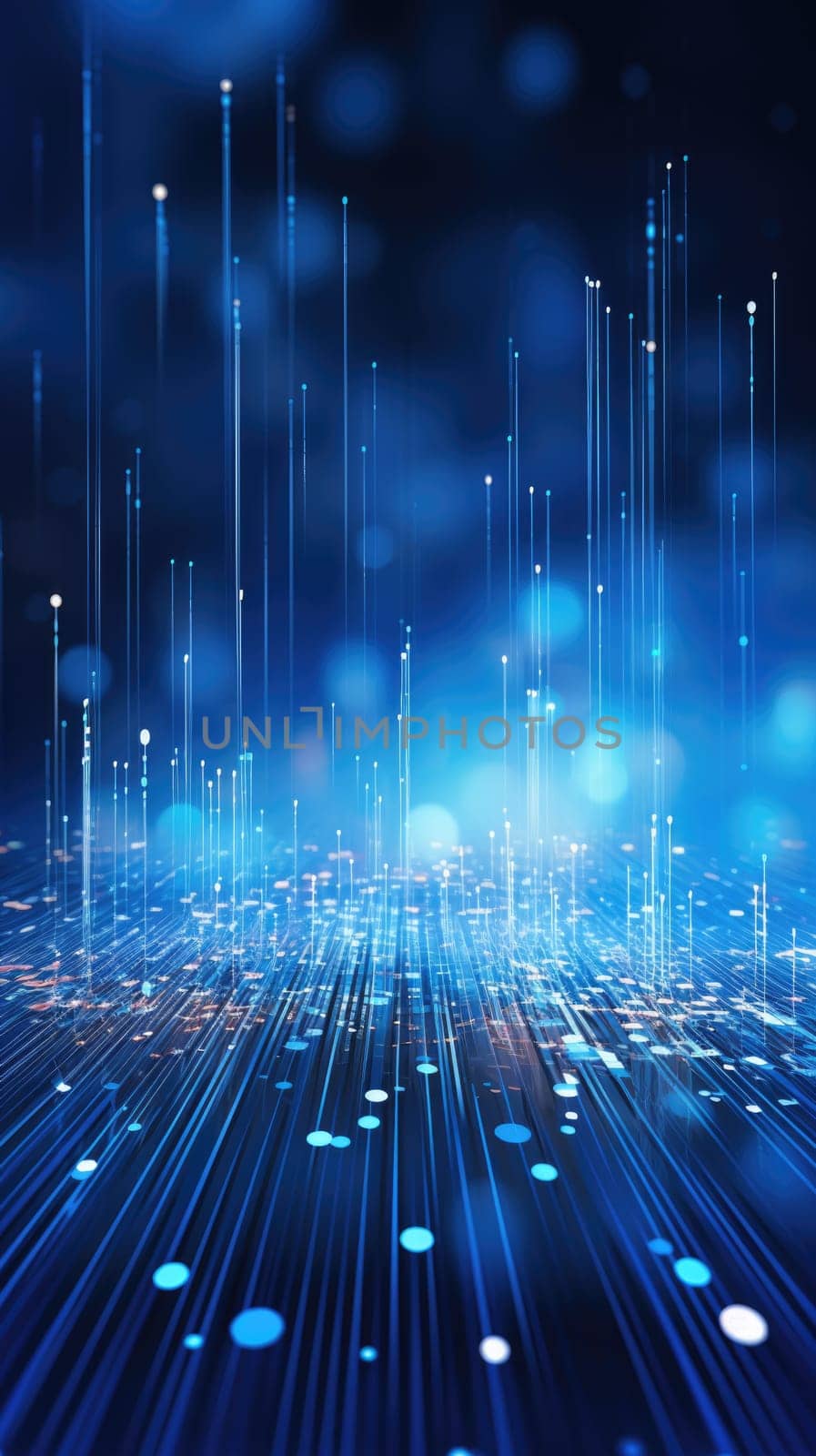 abstract tech futuristic digital background, ai