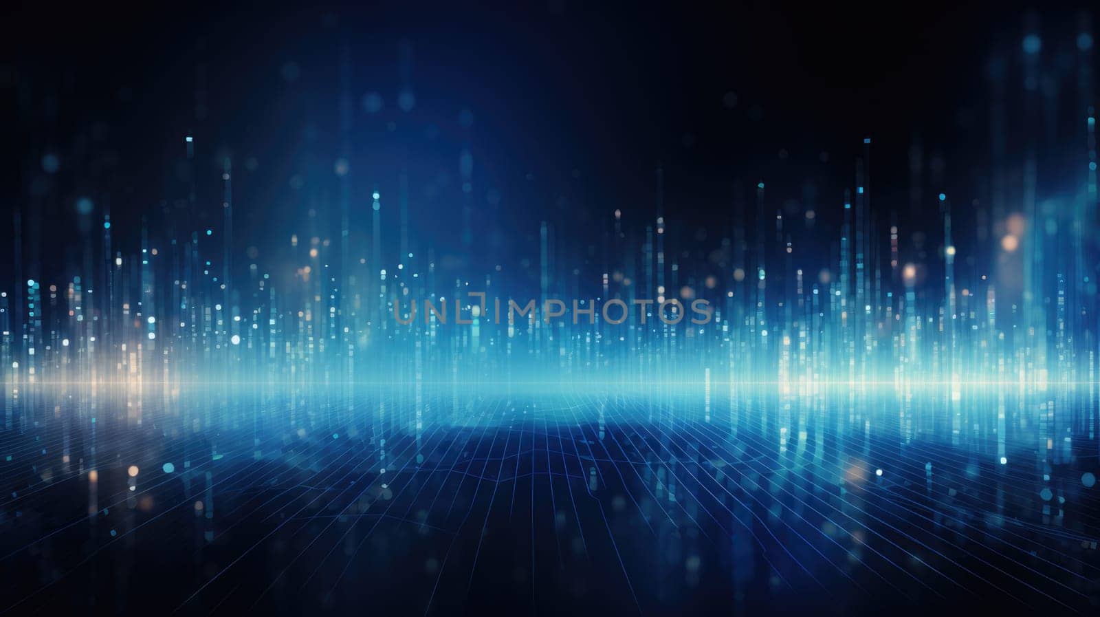abstract tech futuristic digital background, ai