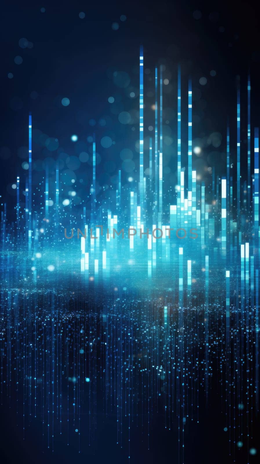 abstract tech futuristic digital background, ai