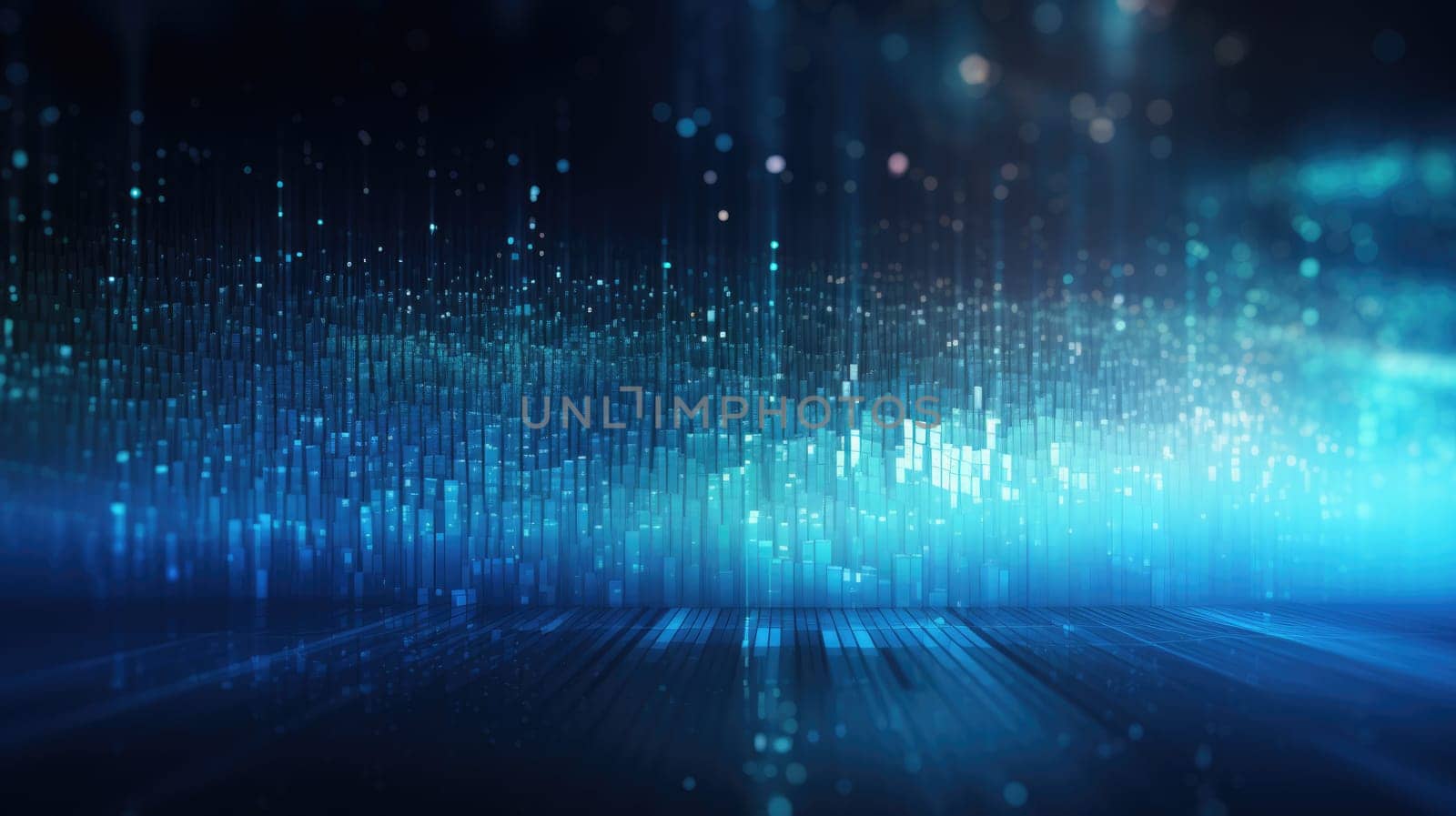 abstract tech futuristic digital background, ai