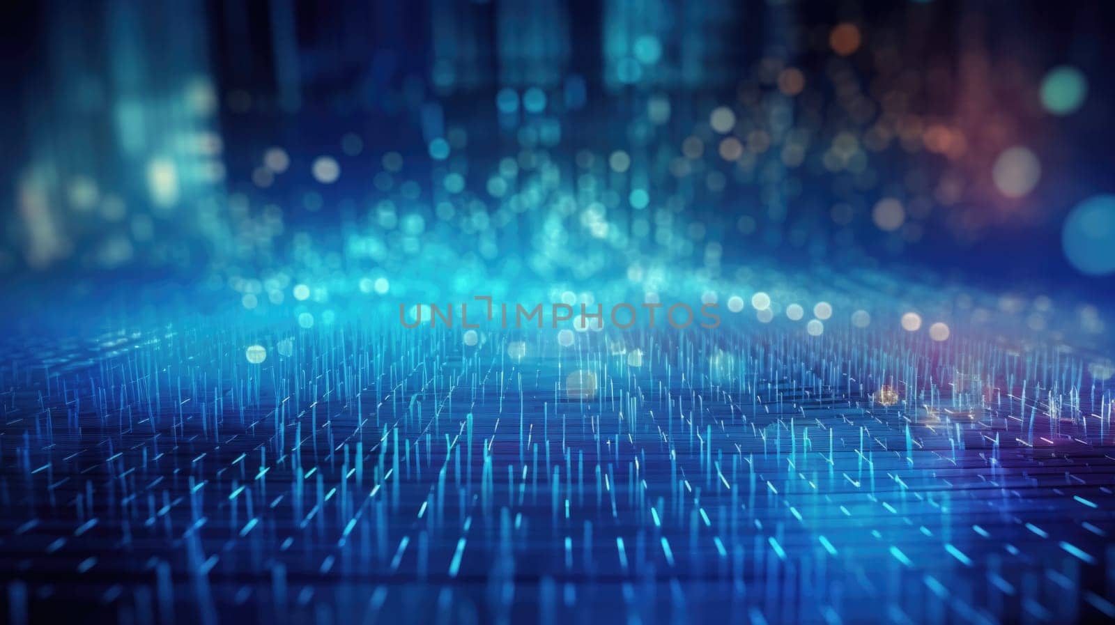 abstract tech futuristic digital background, ai