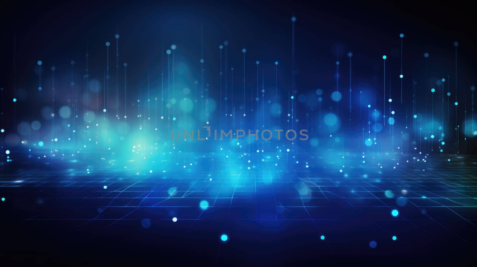 abstract tech futuristic digital background, ai