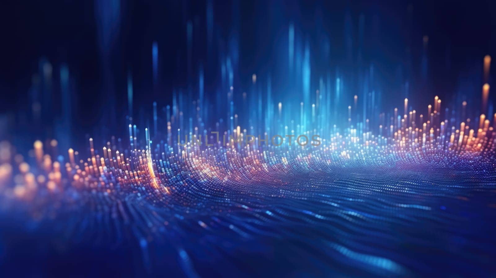 abstract tech futuristic digital background, ai