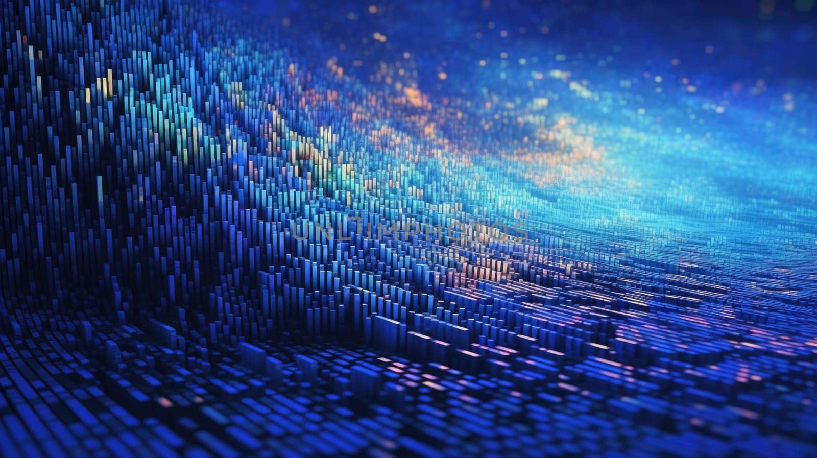 abstract tech futuristic digital background, ai