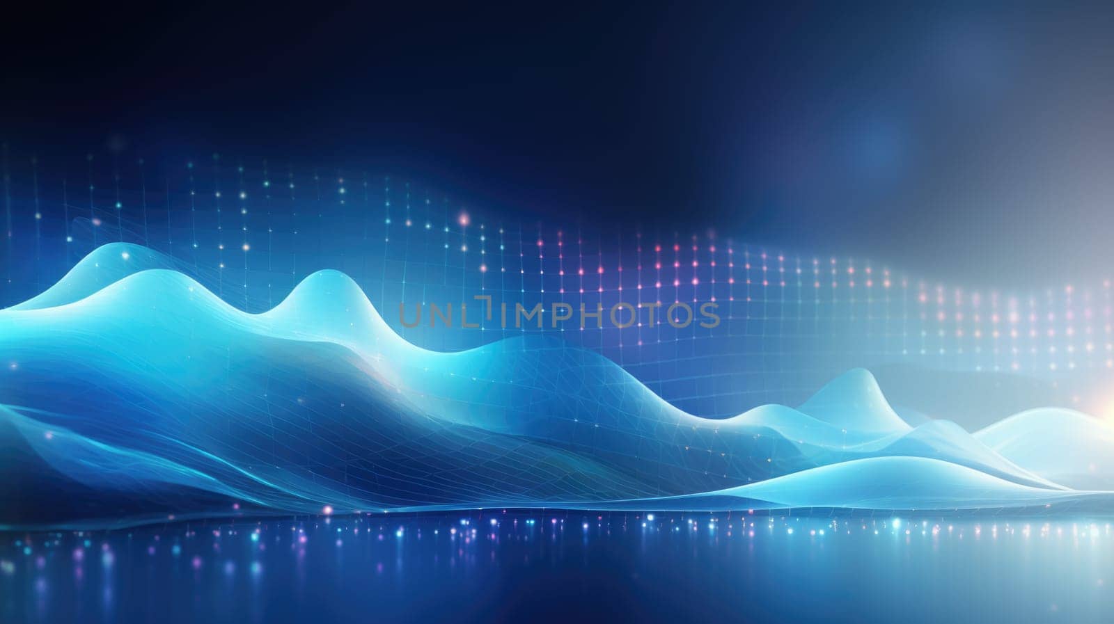 abstract tech futuristic digital background, ai