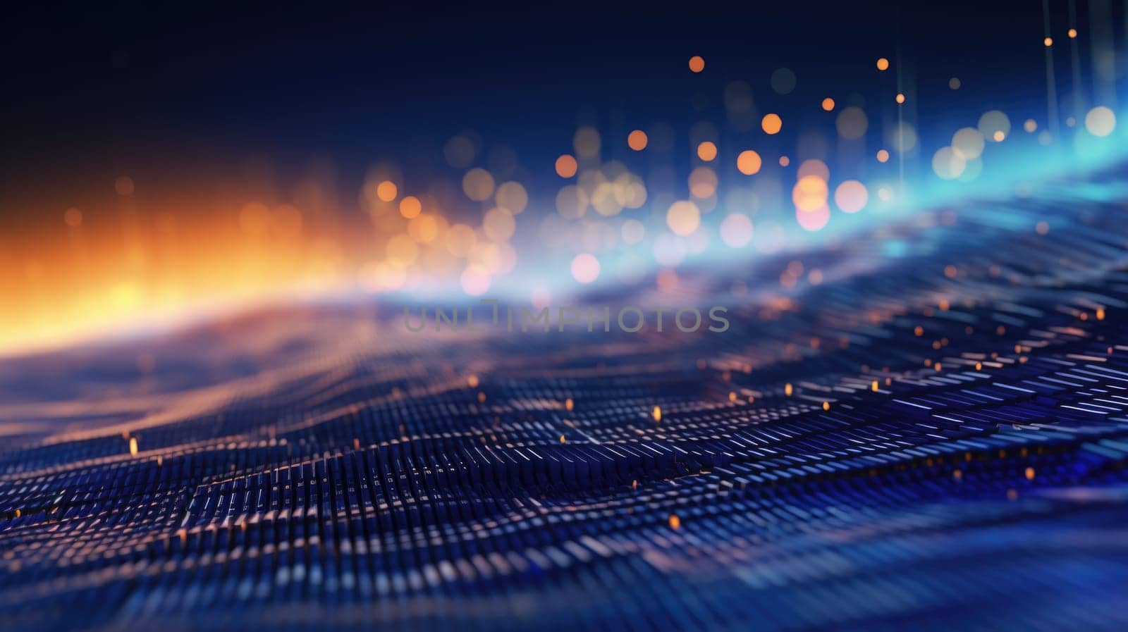 abstract tech futuristic digital background, ai