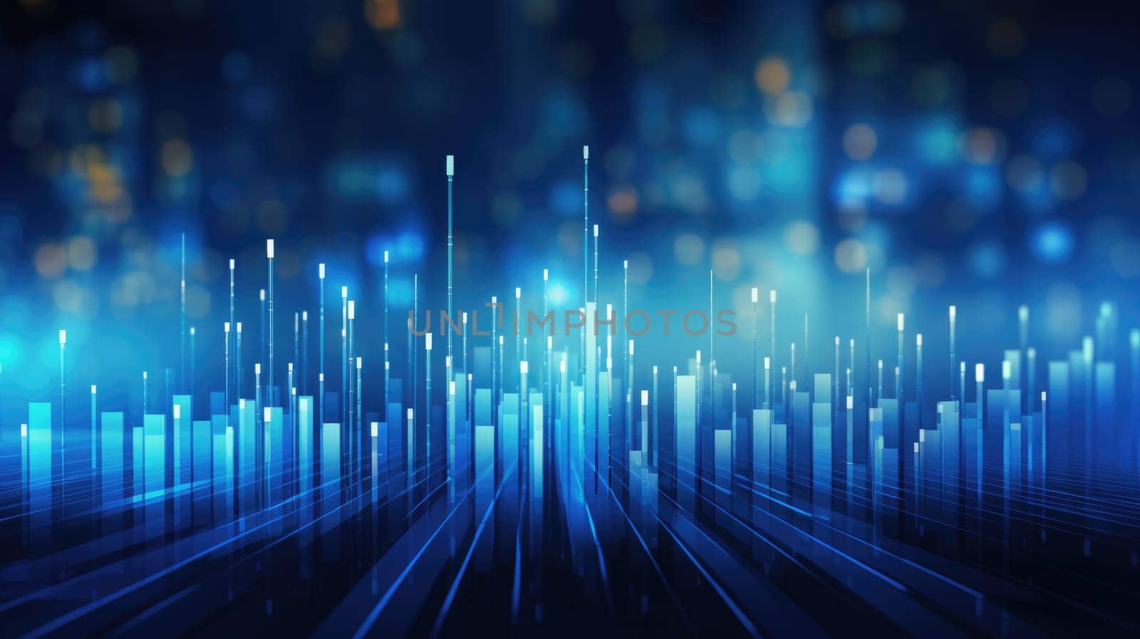 abstract tech futuristic digital background, ai