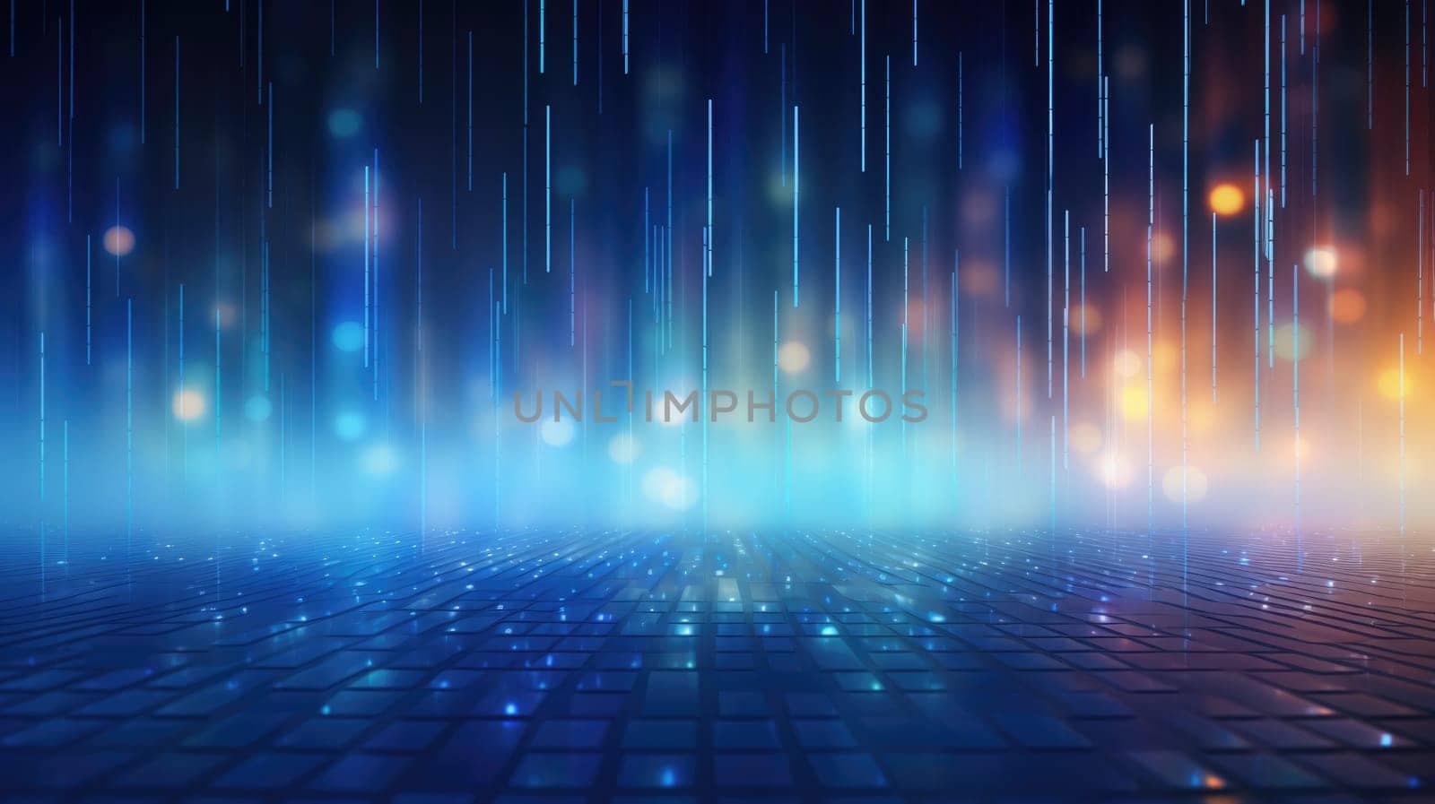abstract tech futuristic digital background, ai