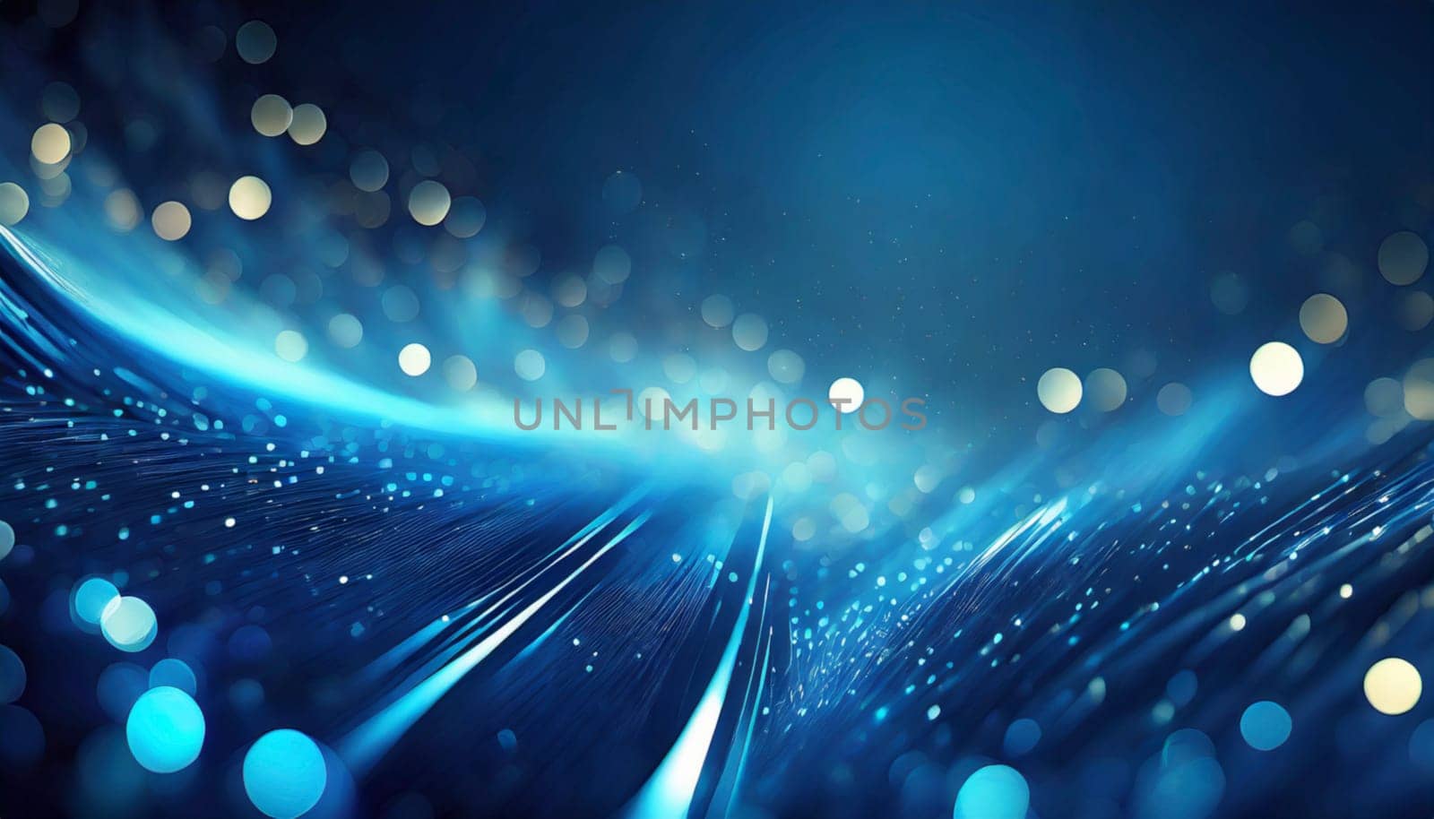 abstract futuristic blue background. AI generated
