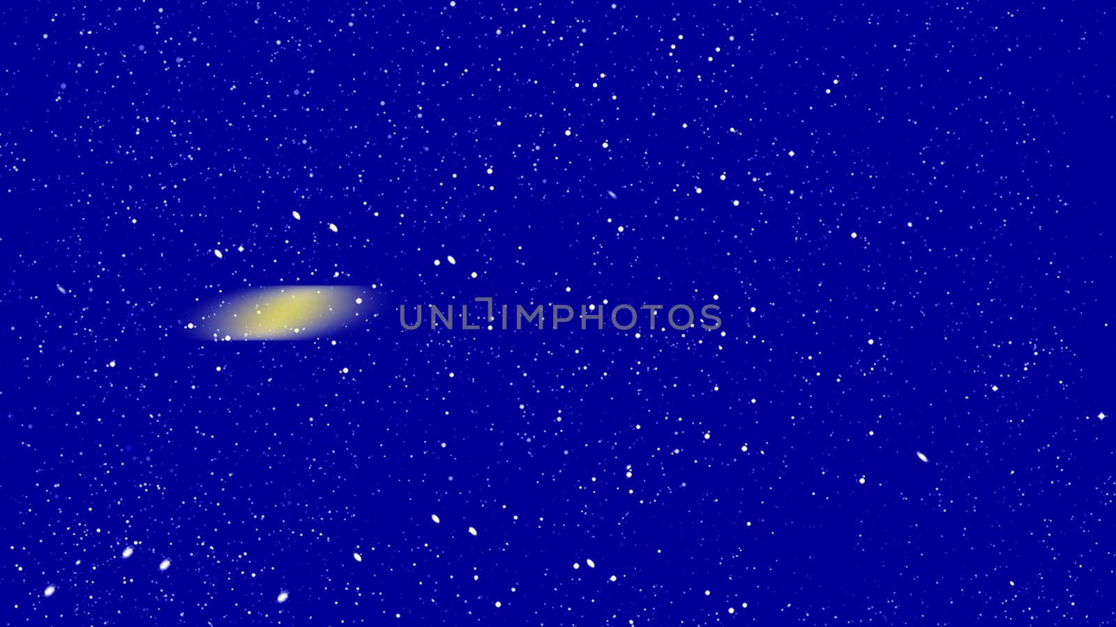 blue night sky with stars, a lot of galaxies