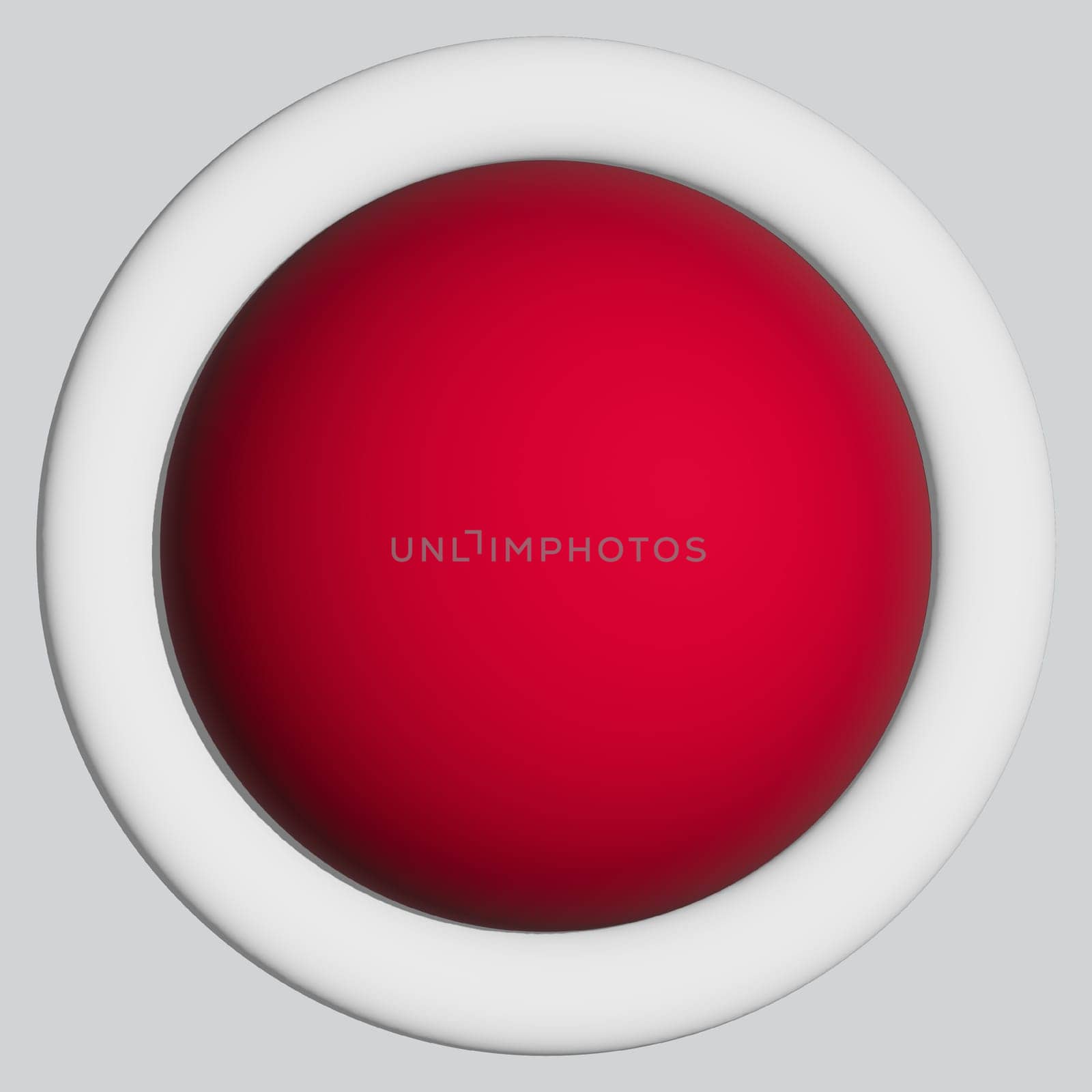3D Flag of Japan on a avatar circle background.