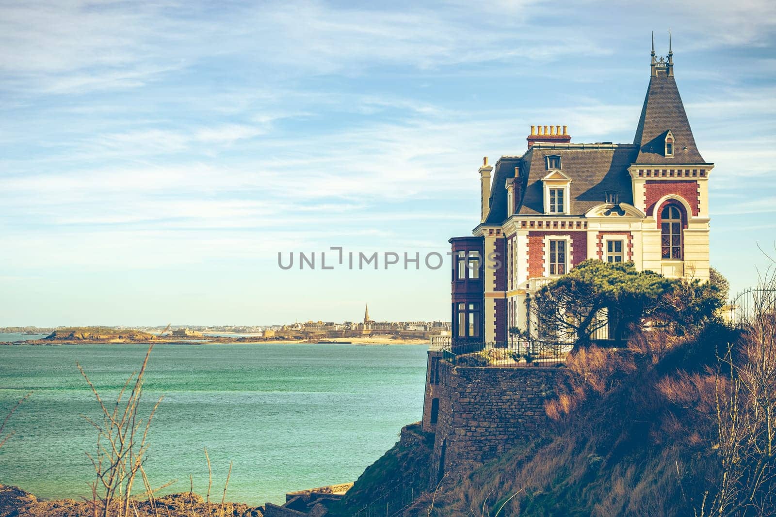 Belle Epoque house in Dinard, photography taken in Brittany, France