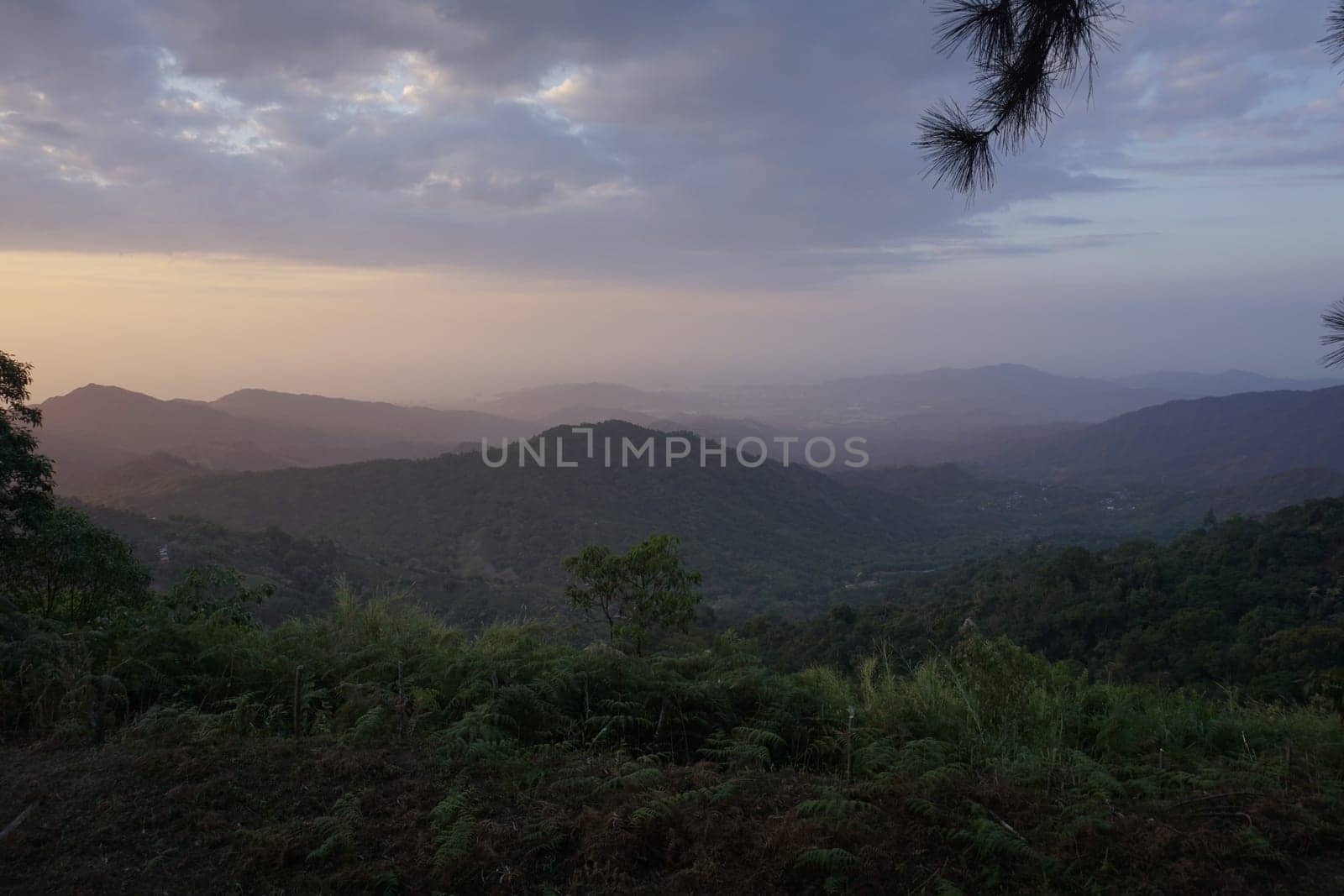 Mirado Los Pinos, Los Pinos view point close to Minca at sunset, Colombia 2020